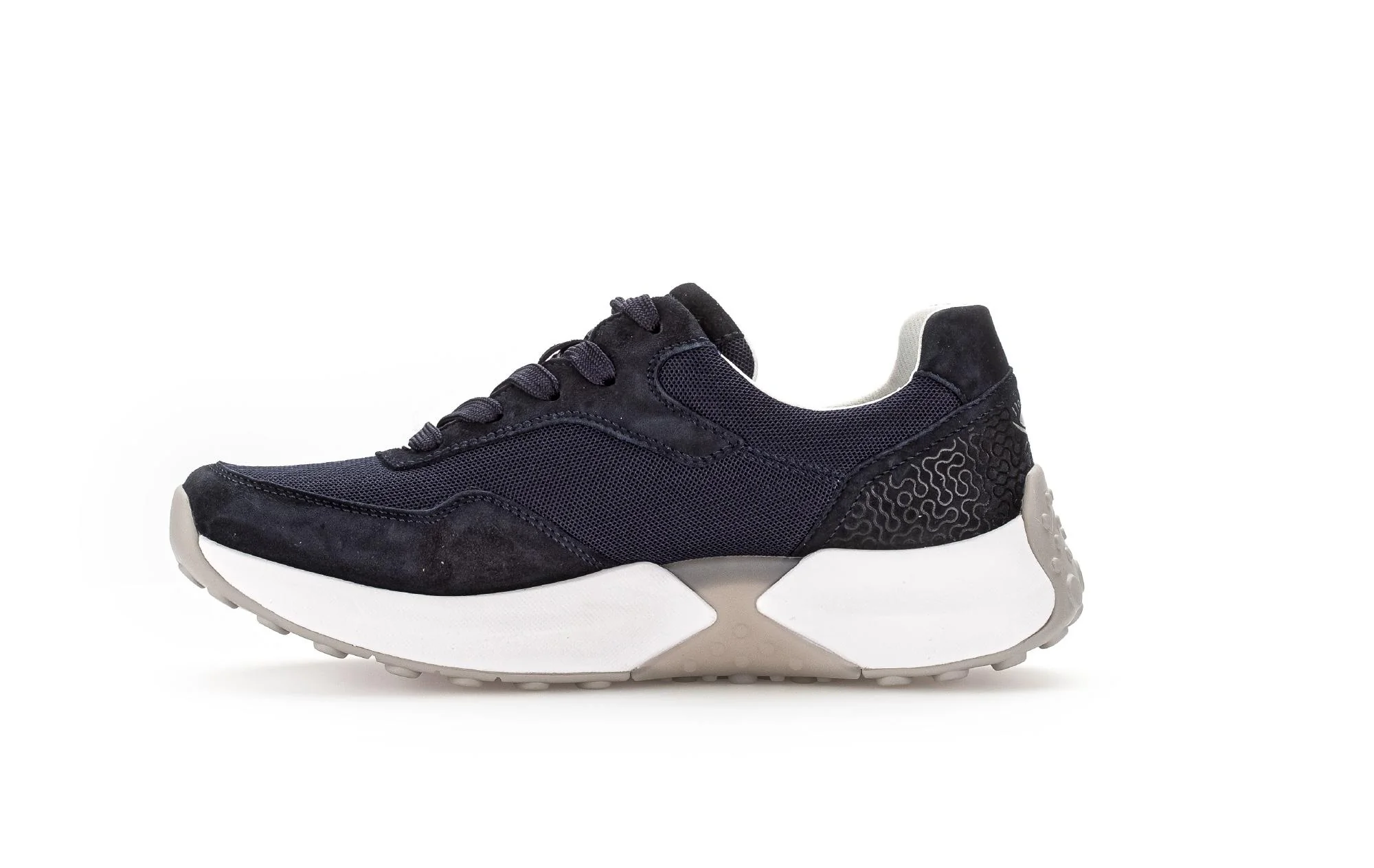 Baskets Rollingsoft bleues en Nubuck et textile - Image 2