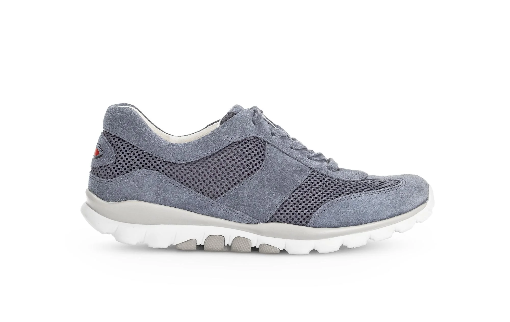 Baskets bleues en cuir