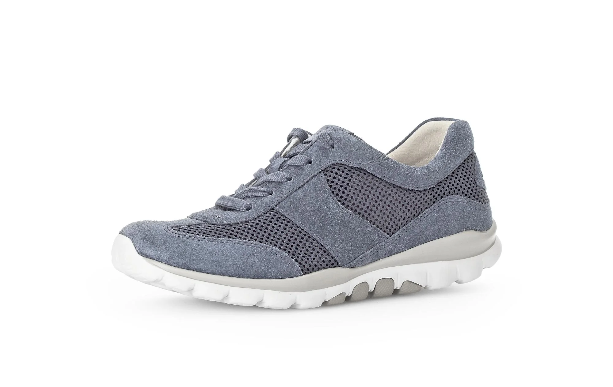 Baskets bleues en cuir - Image 6