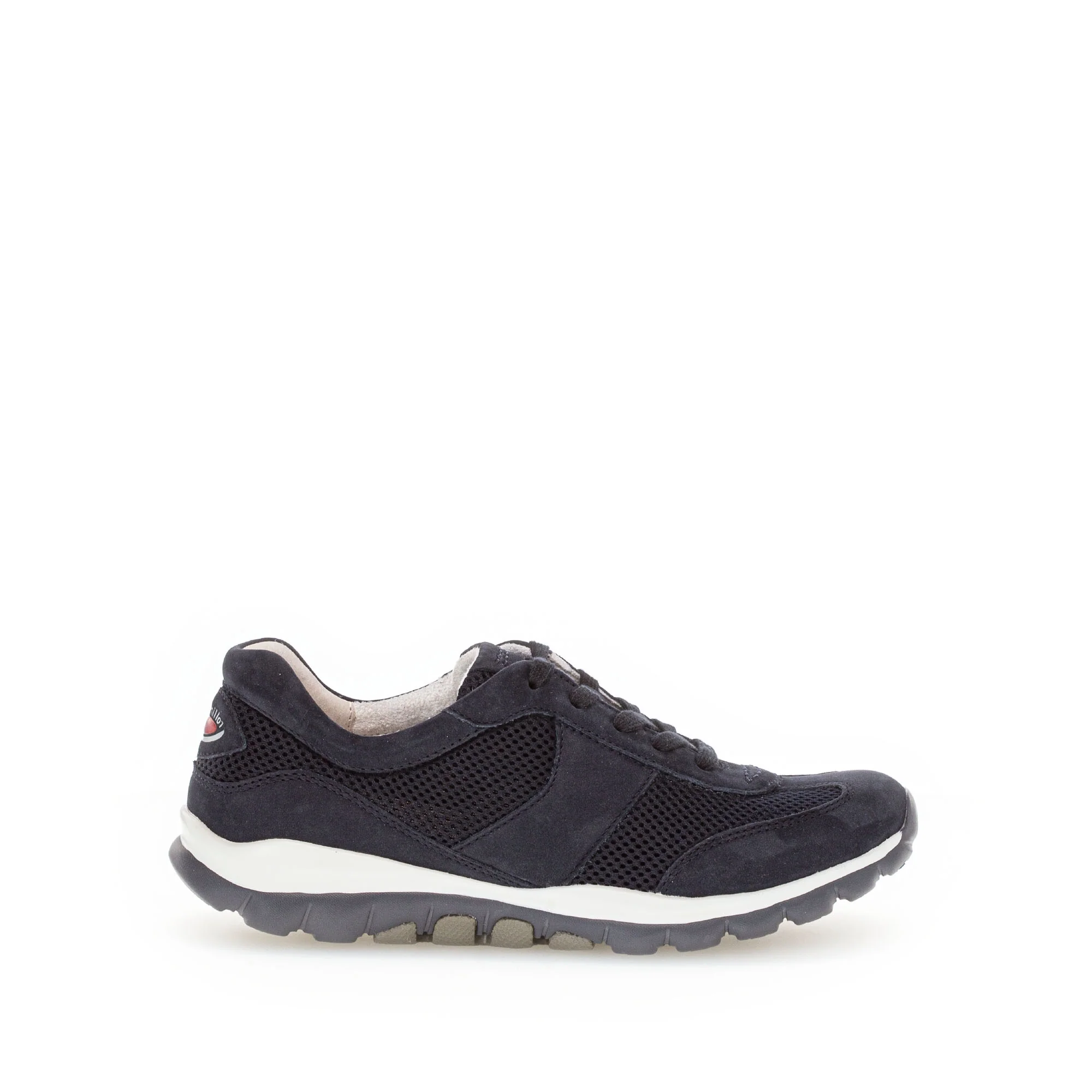 Baskets bleues en cuir