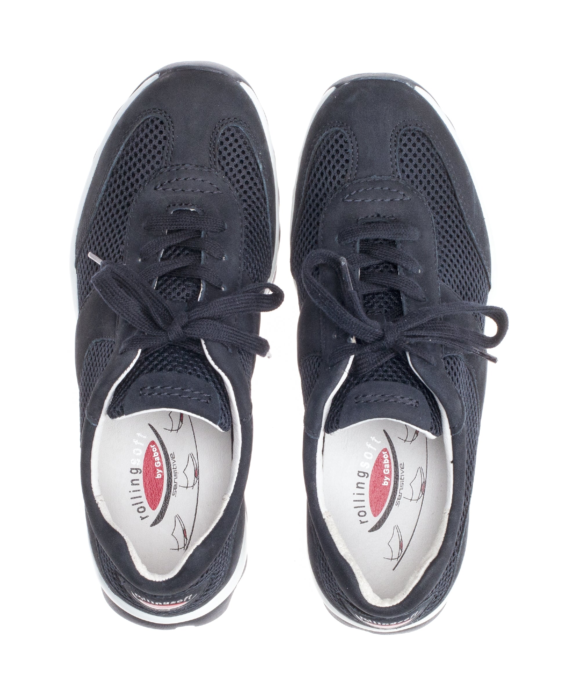 Baskets bleues en cuir - Image 6