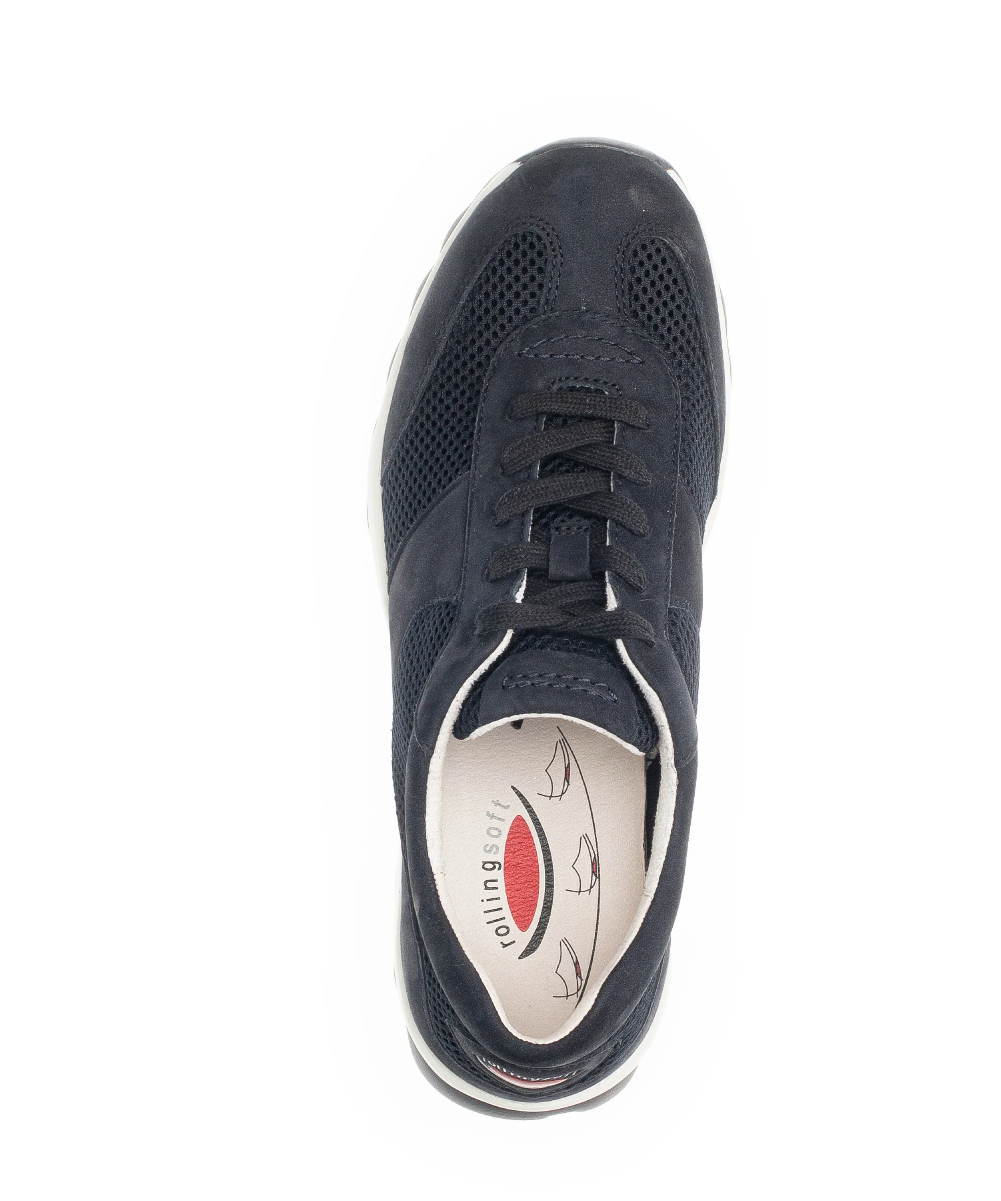 Baskets bleues en cuir - Image 8