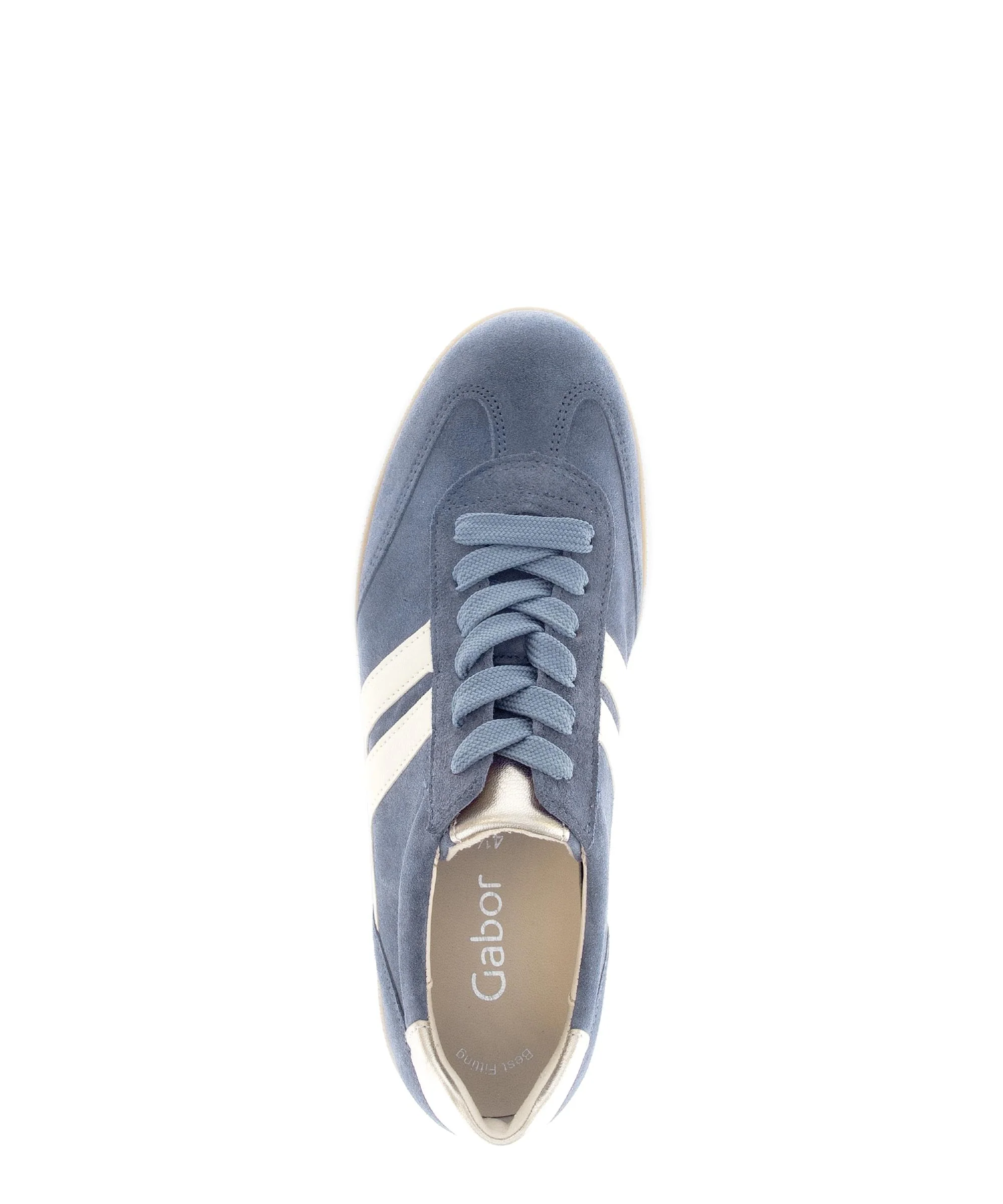 Baskets bleues en nubuck - Image 3