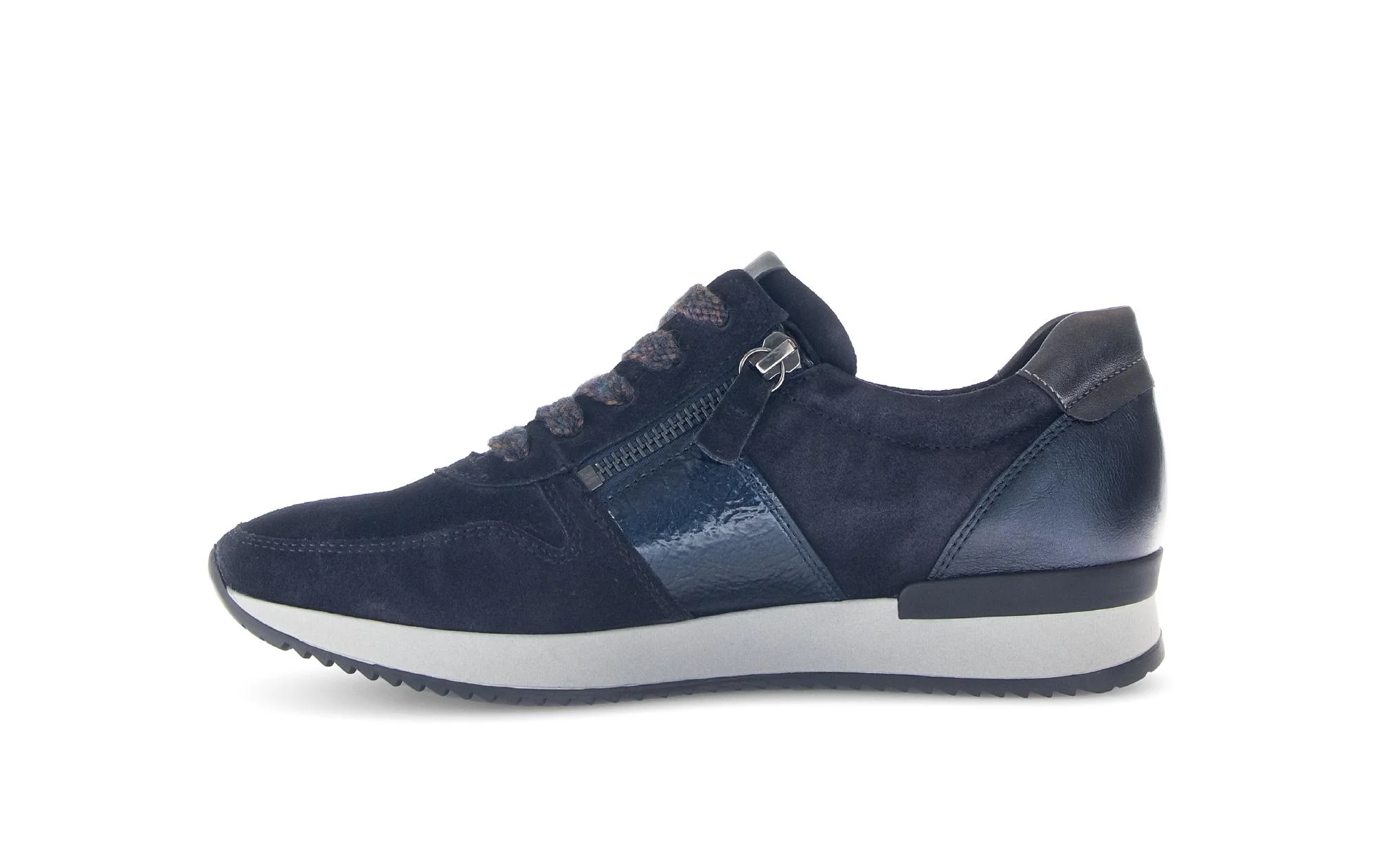 Baskets bleues en cuir - Image 2