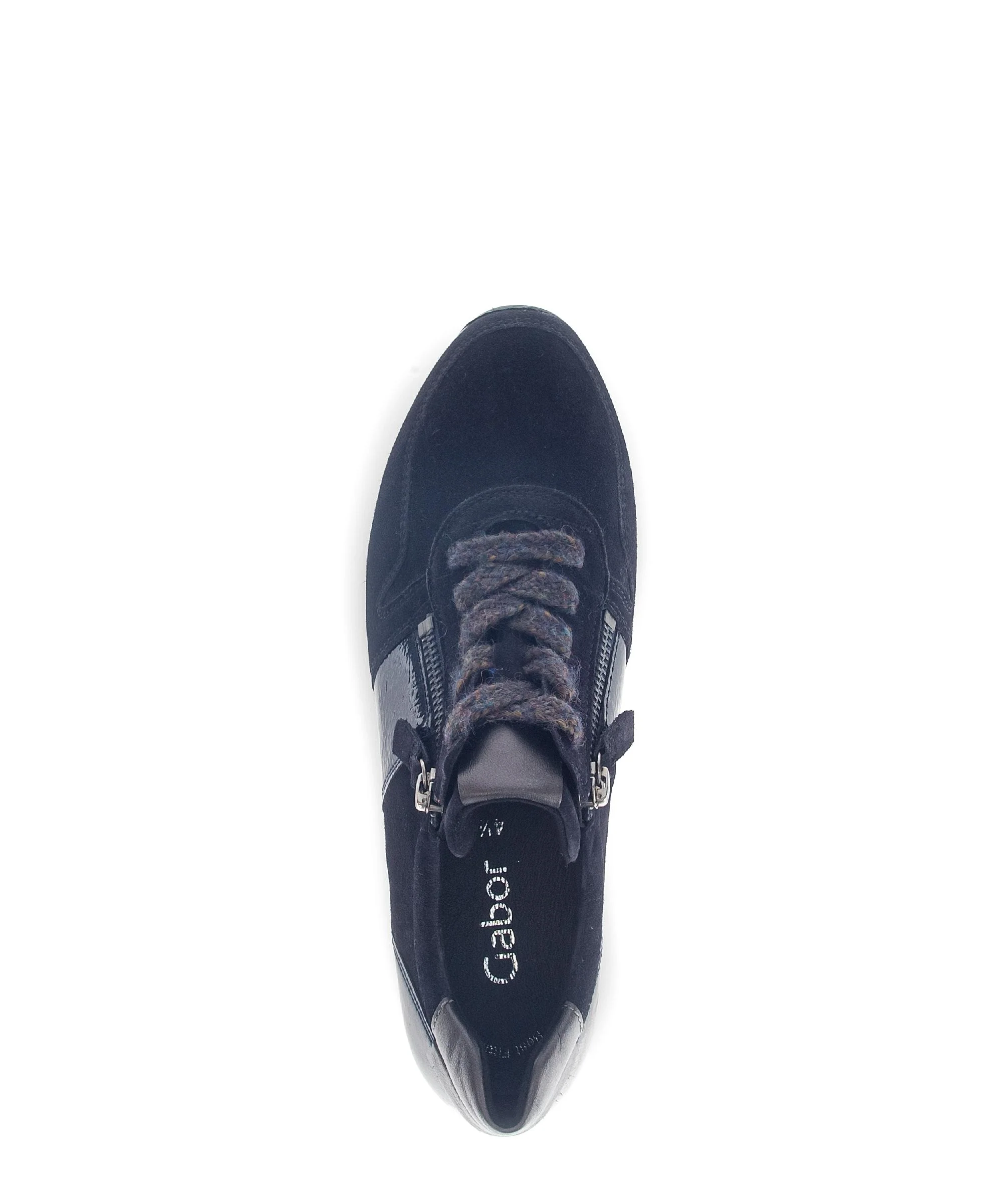 Baskets bleues en cuir - Image 3