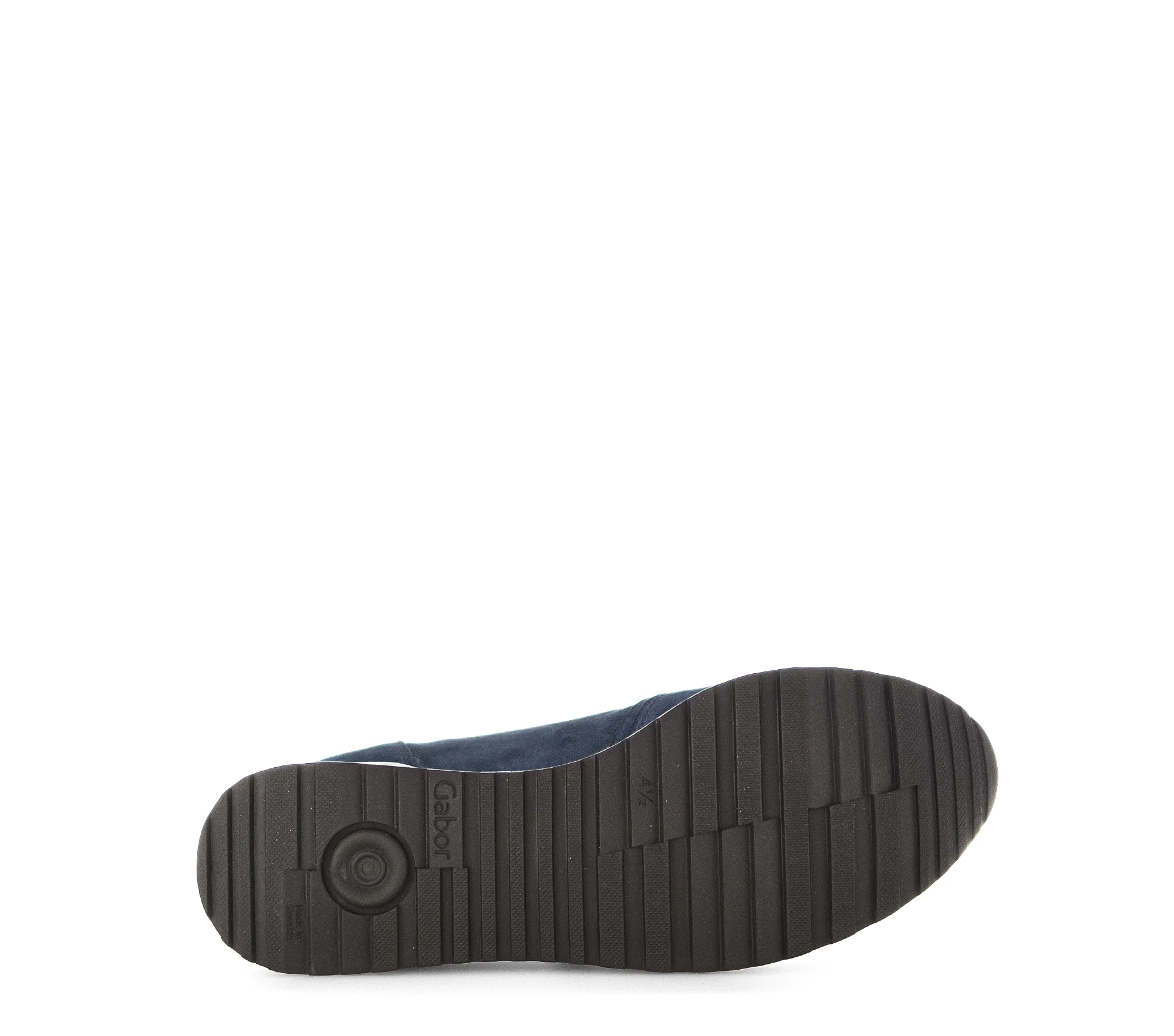 Baskets bleues en cuir velours - Image 6
