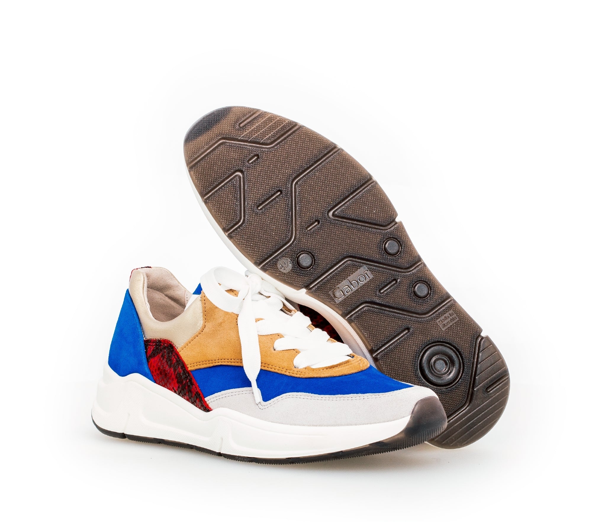 Baskets bleues en daim - Image 3