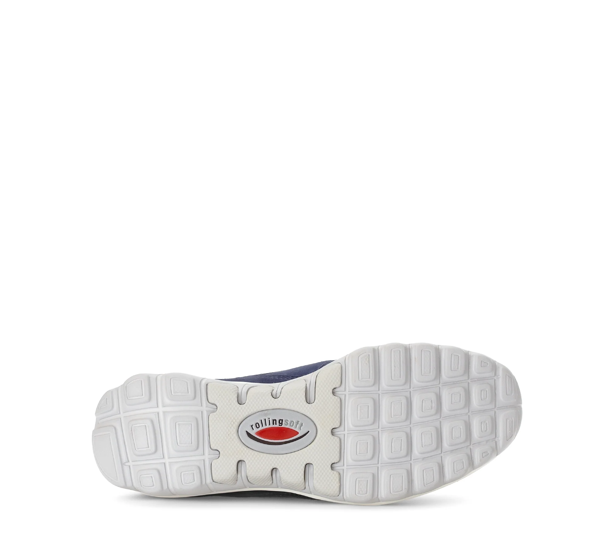 Baskets bleues en textile et cuir - Image 7