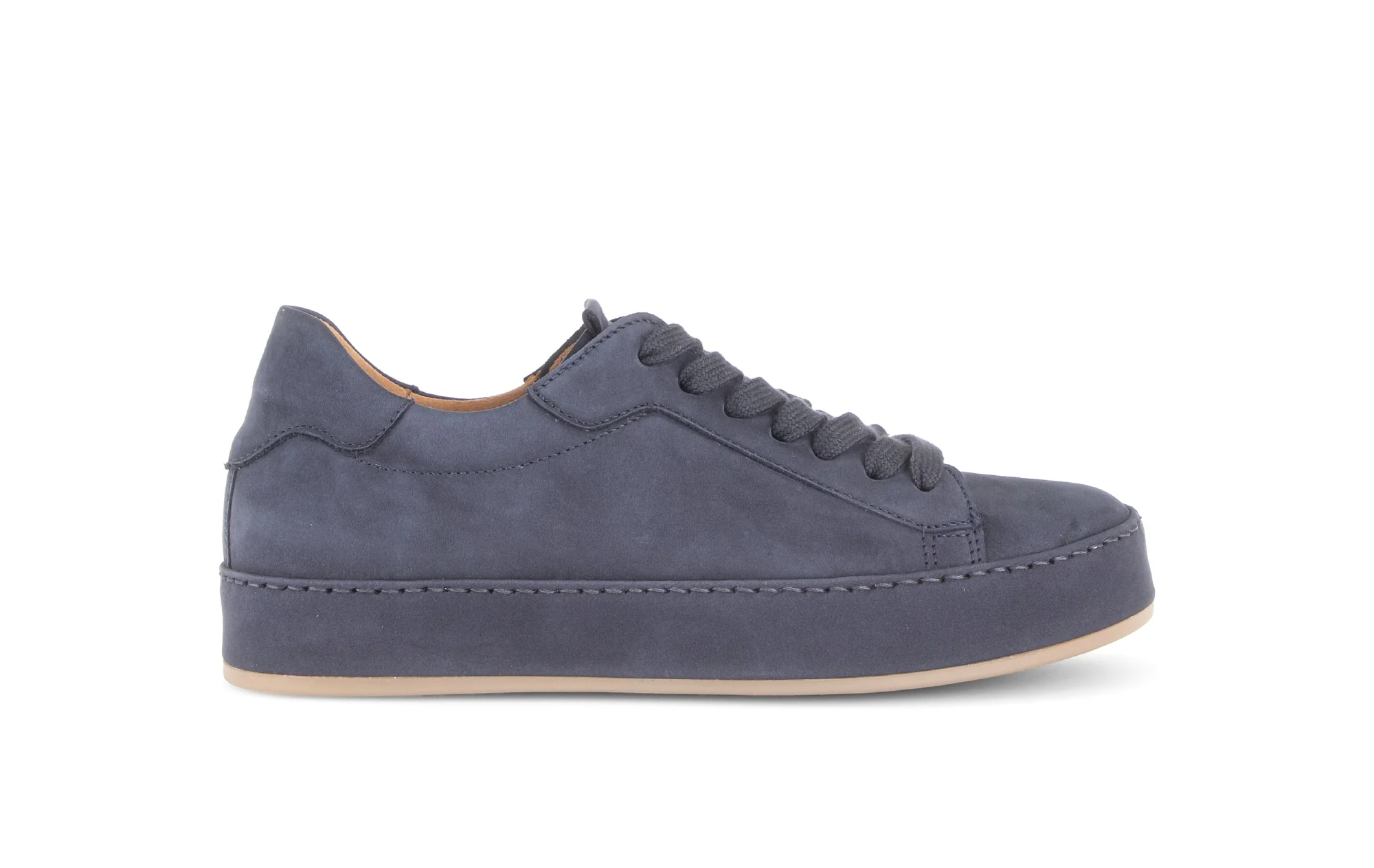 Baskets bleues en velours