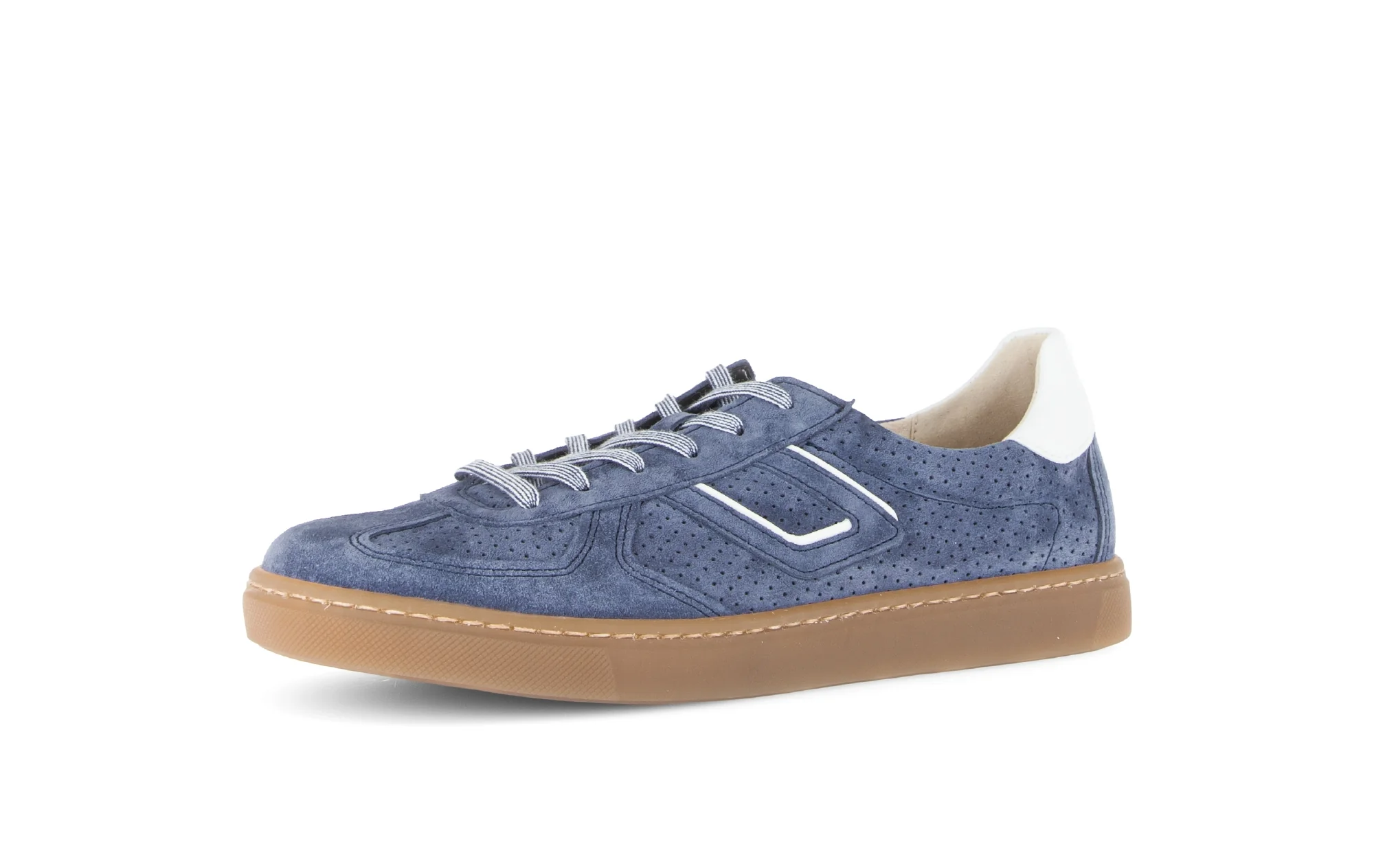 Baskets bleues en velours - Image 6