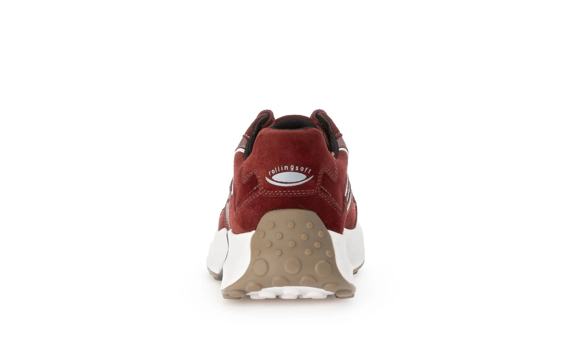 Baskets bordeaux en cuir - Image 4