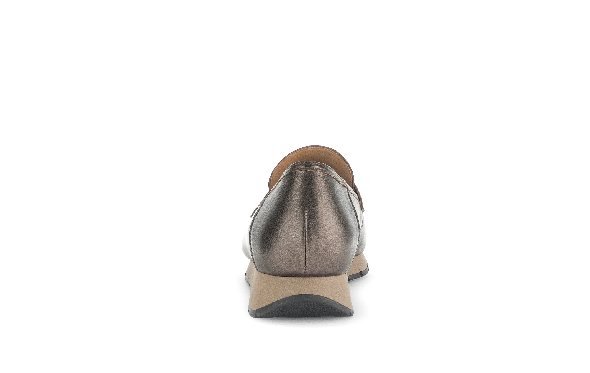 Mocassins bronze en cuir lisse - Image 5