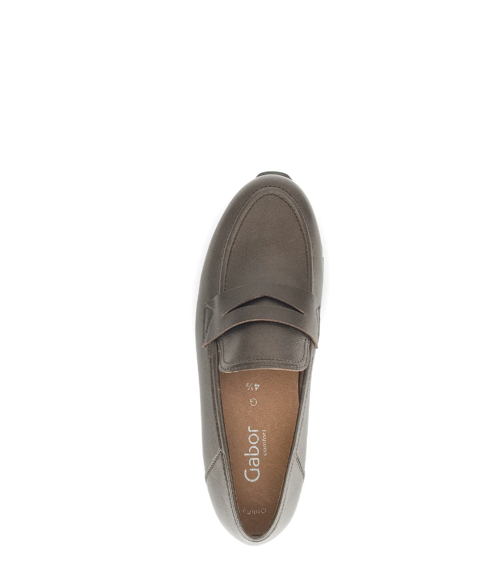 Mocassins bronze en cuir lisse - Image 6