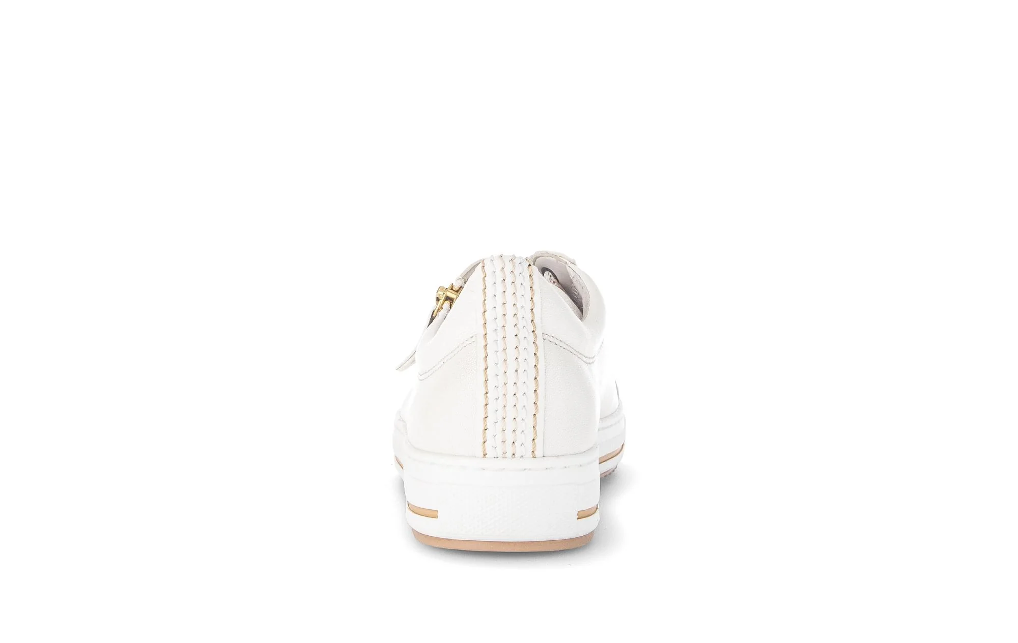 Baskets crème en cuir - Image 4
