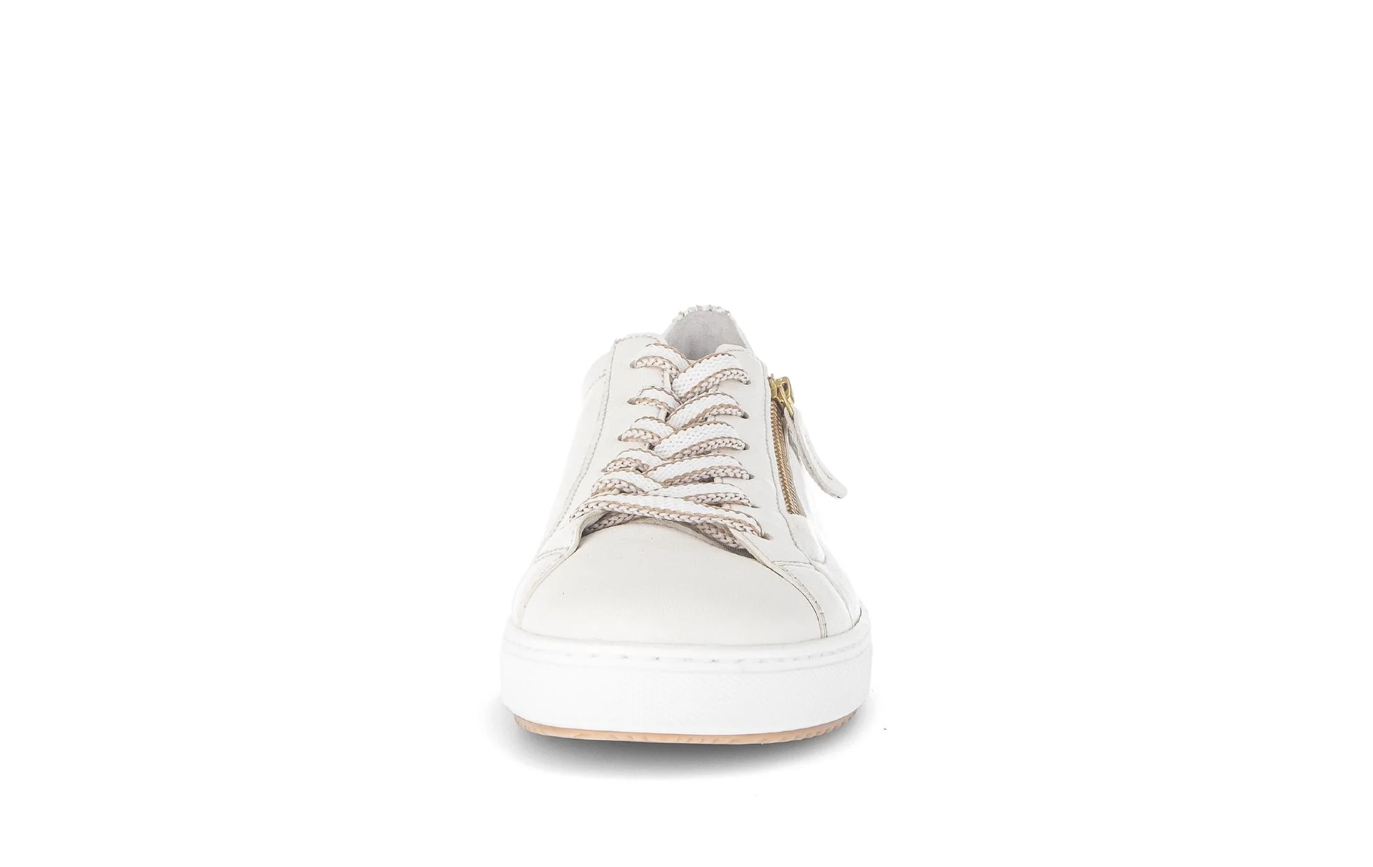 Baskets crème en cuir - Image 5