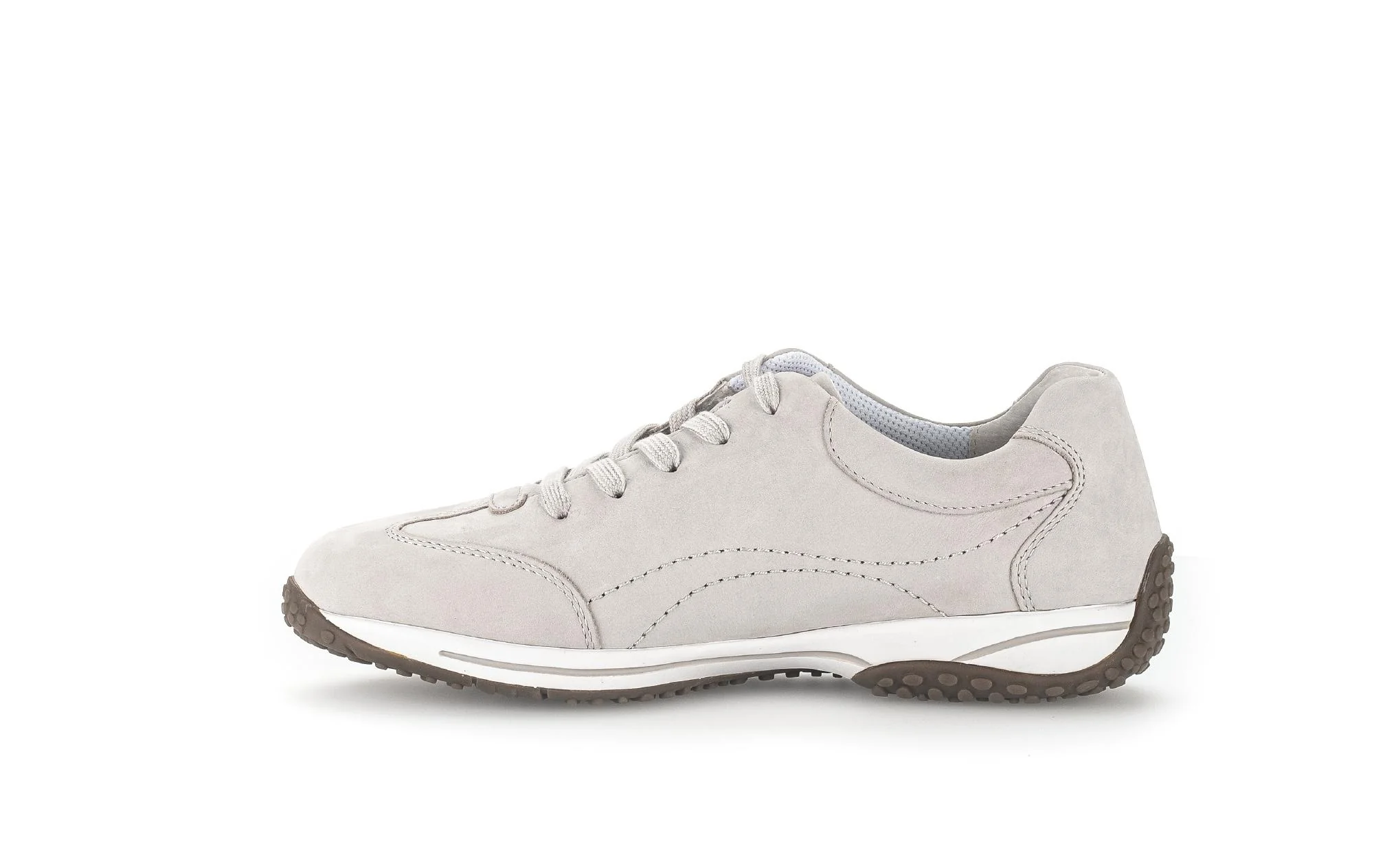 Baskets grises en cuir - Image 2