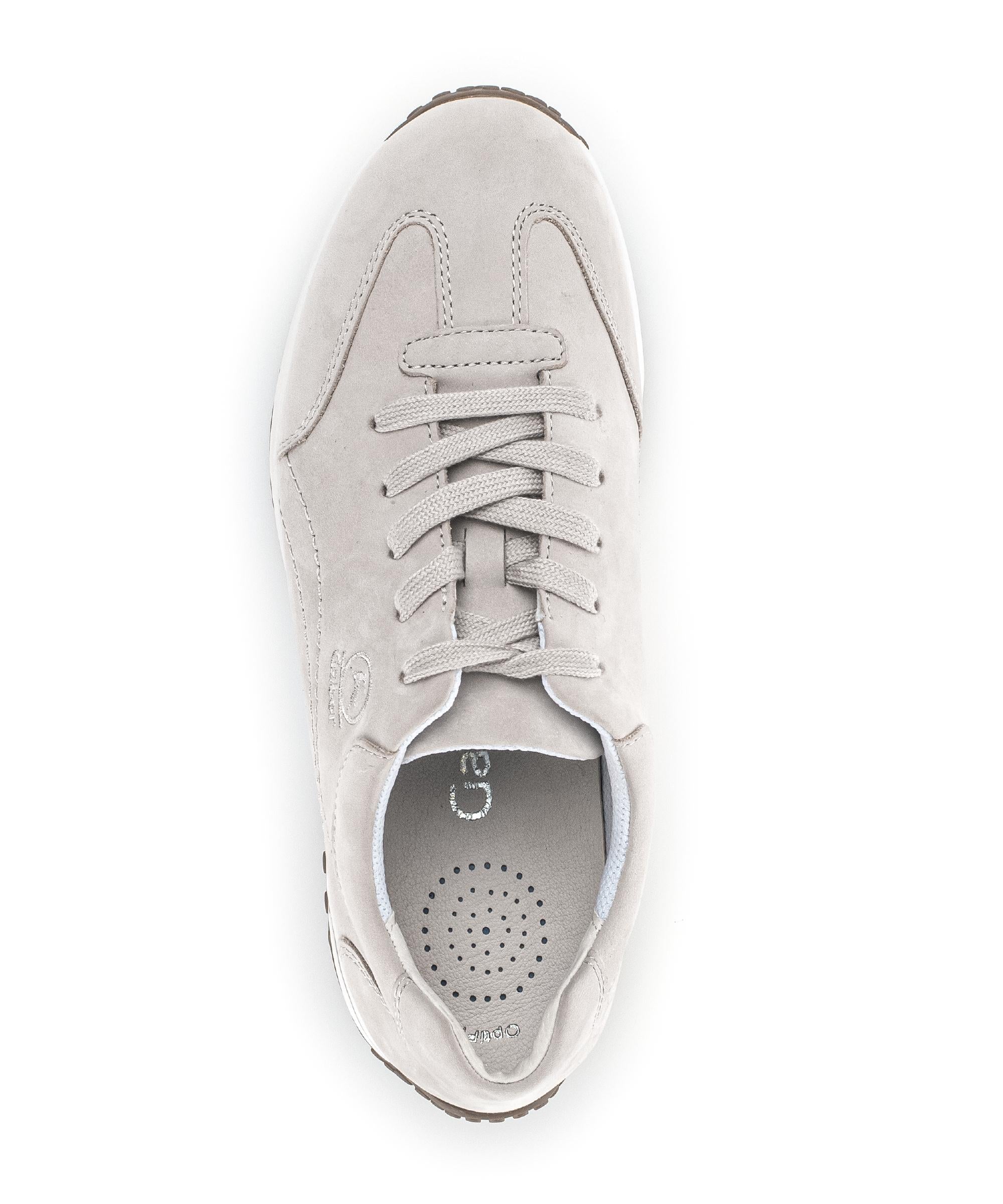 Baskets grises en cuir - Image 3