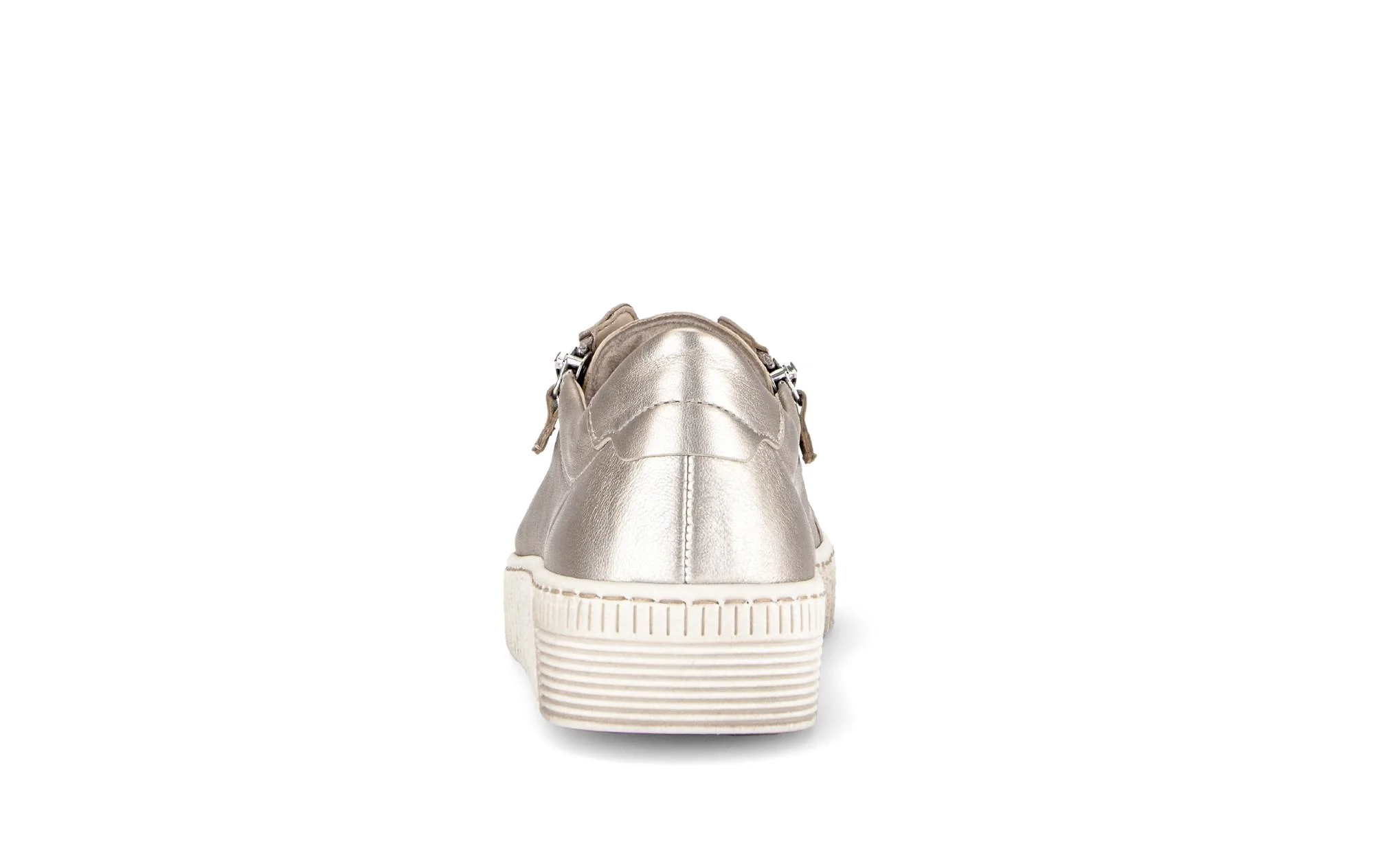 Baskets dorées en cuir - Image 4