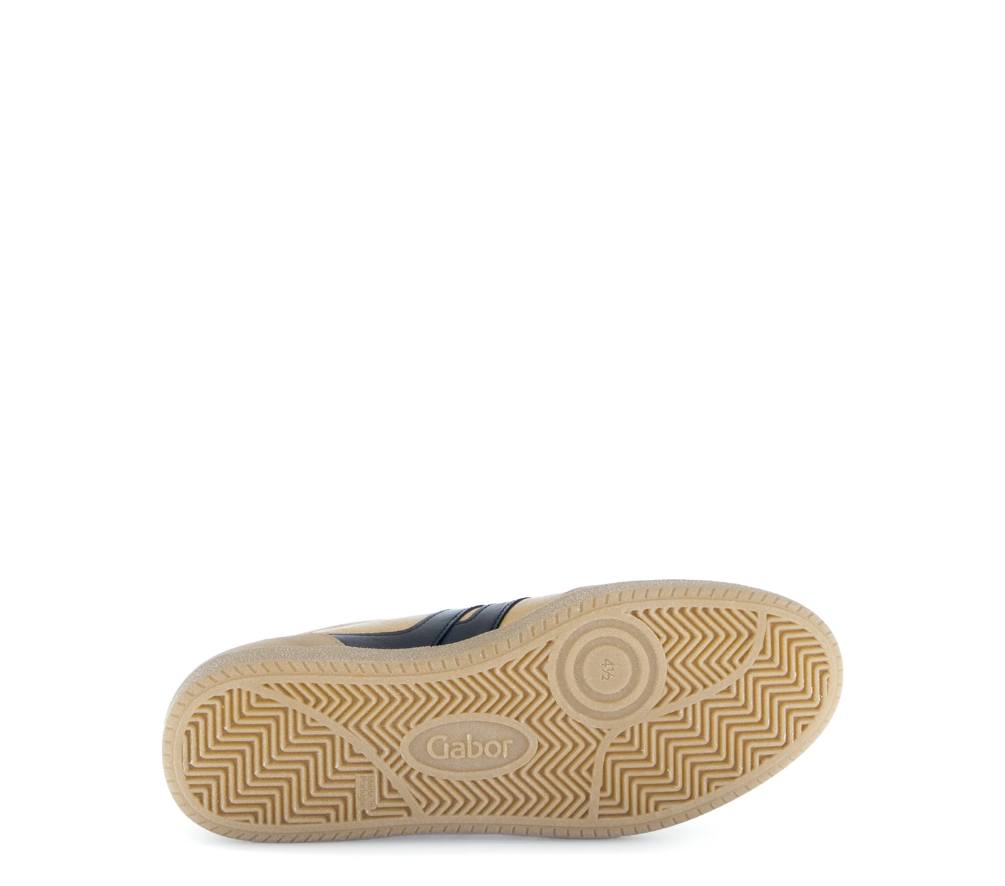 Baskets dorées en cuir velours - Image 6