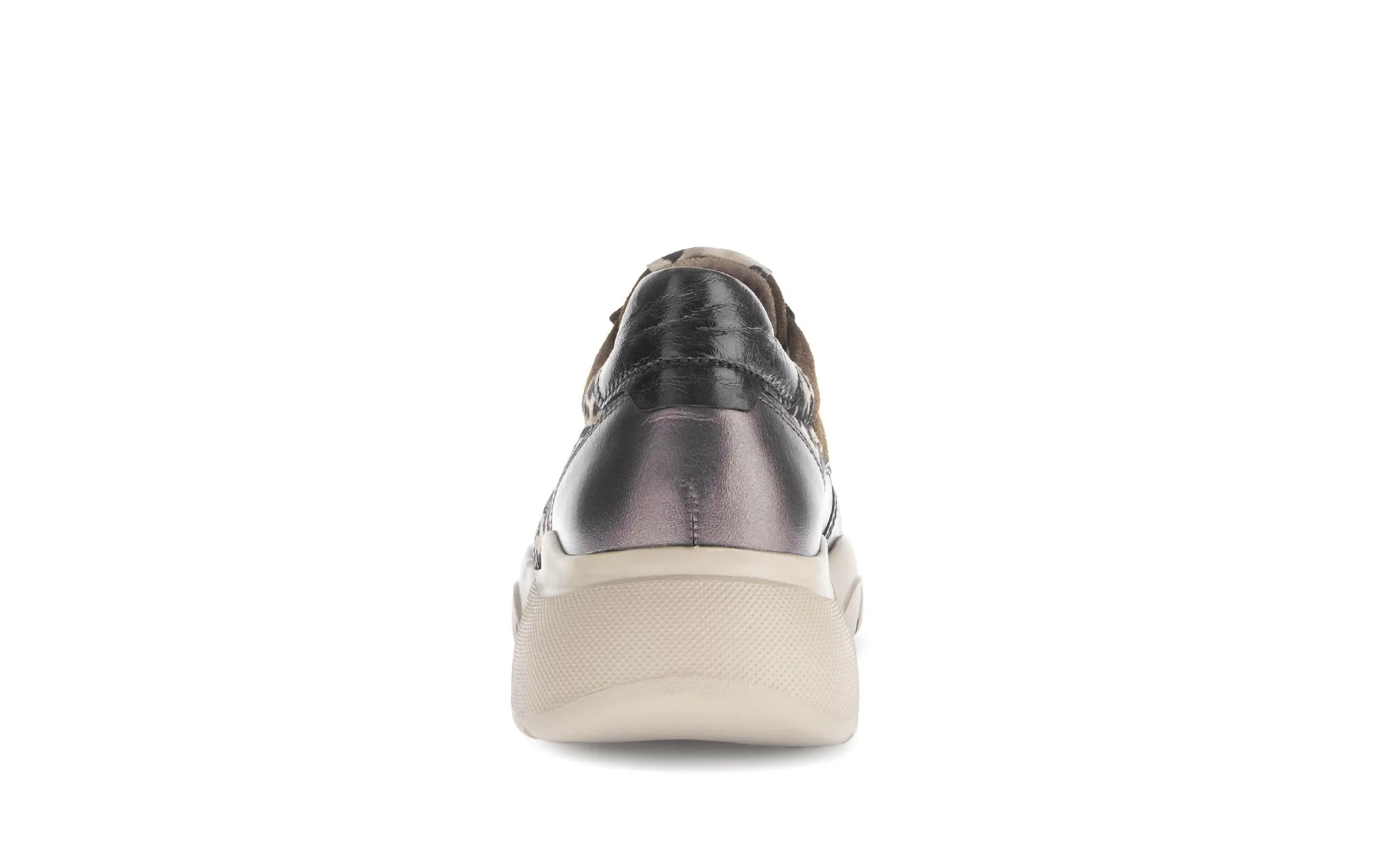 Baskets noires en cuir lisse - Image 4