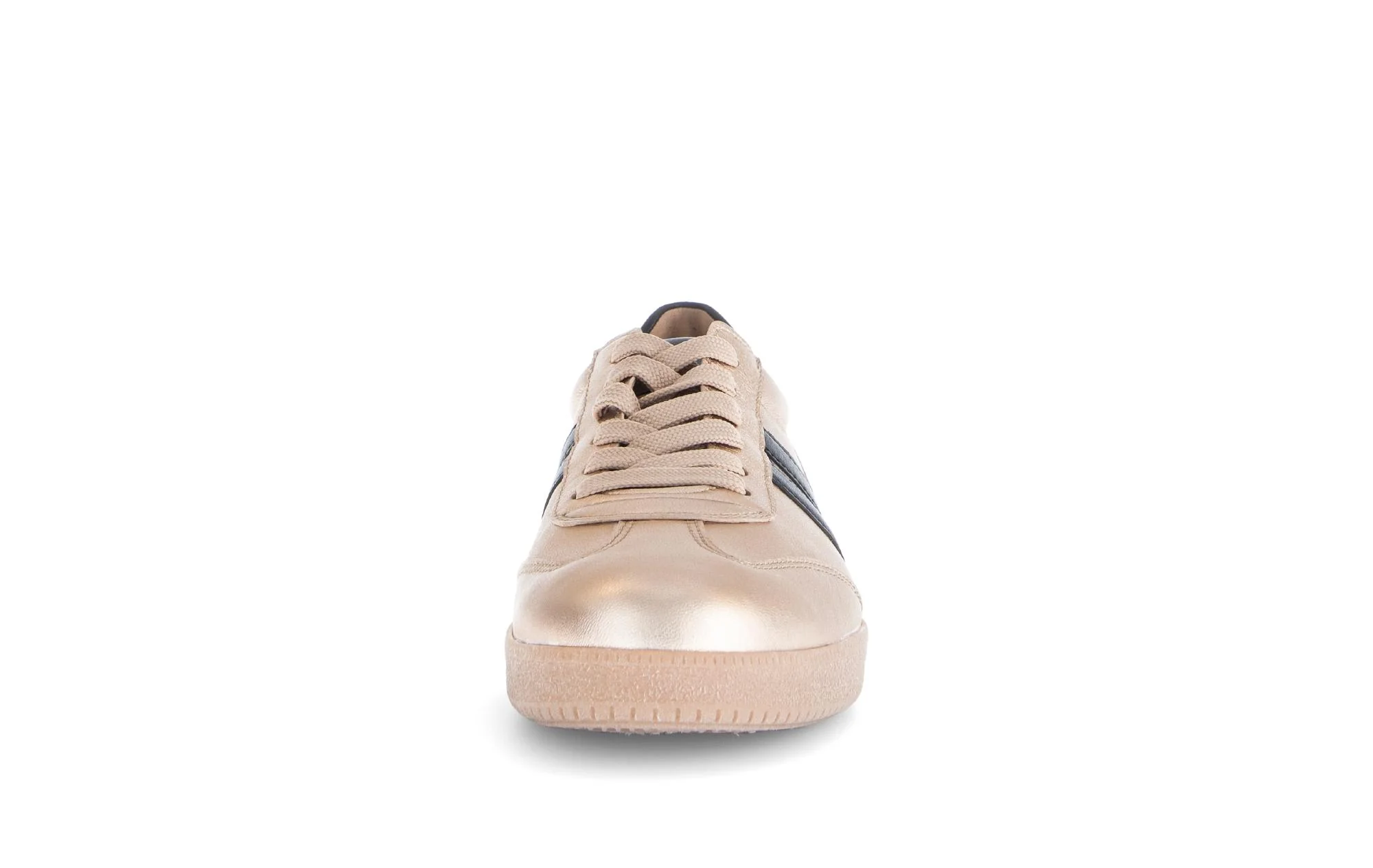 Baskets argentée en cuir lisse - Image 5