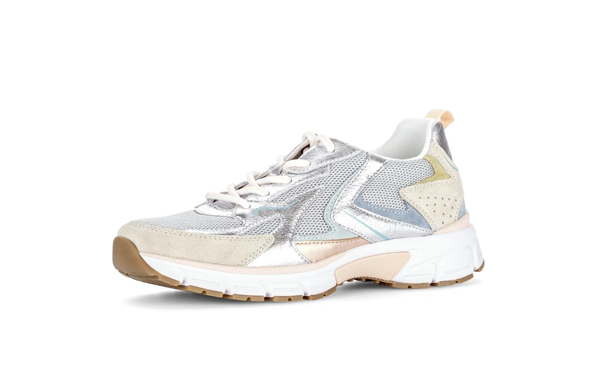 Baskets grises en cuir - Image 6