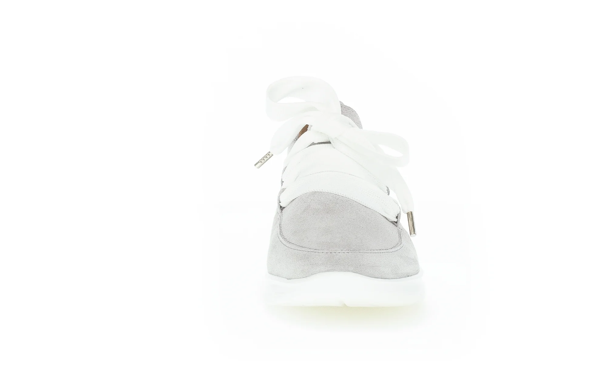 Baskets grises en cuir - Image 5