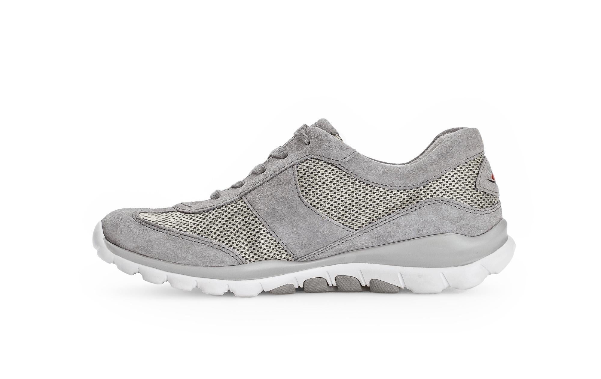Baskets grises en cuir - Image 2