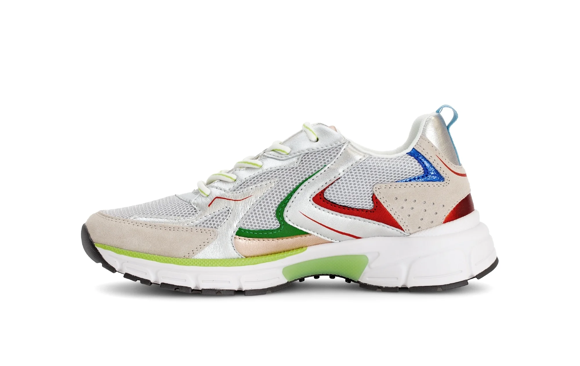 Baskets grises en cuir - Image 2