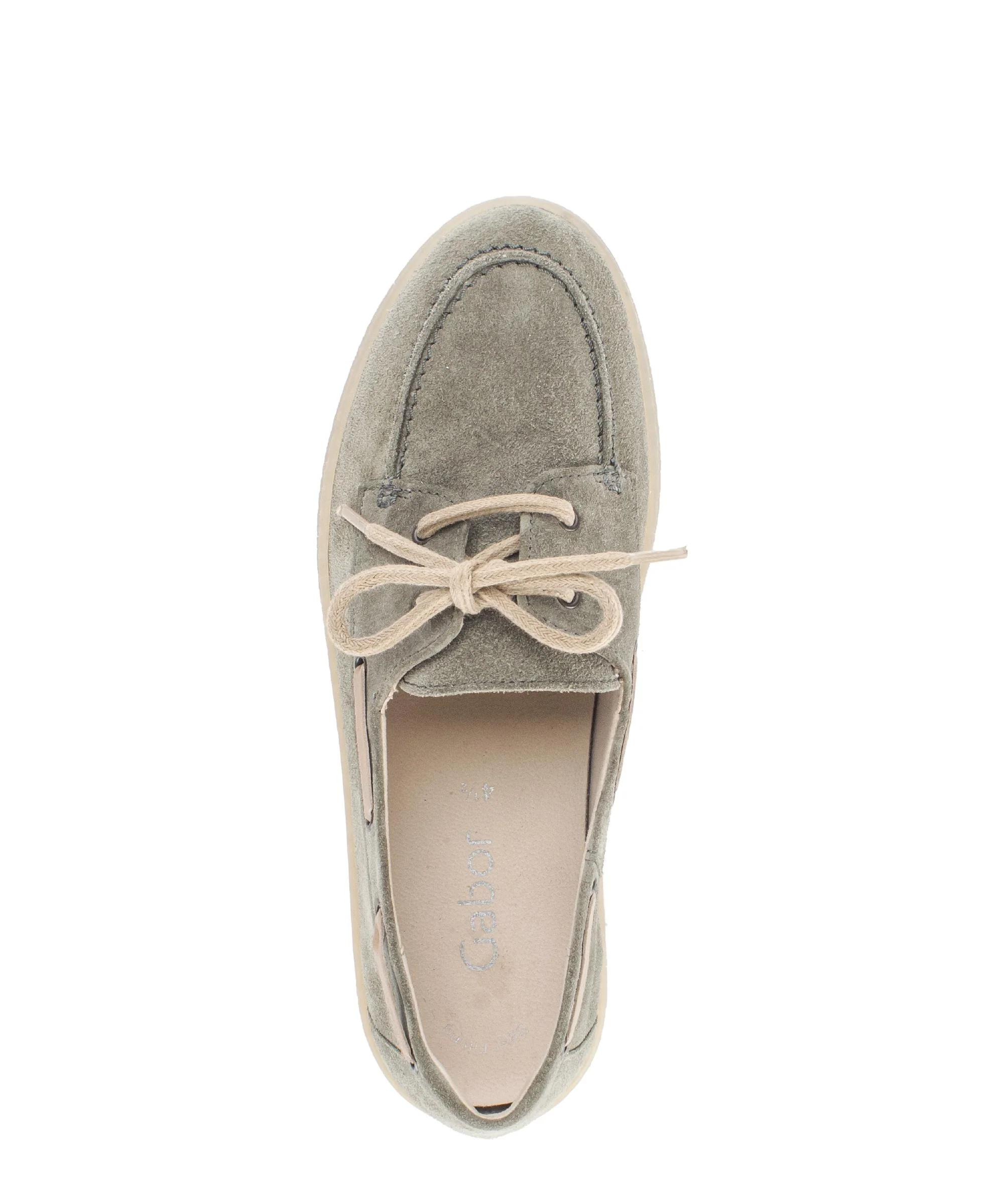 Baskets grises en cuir - Image 3