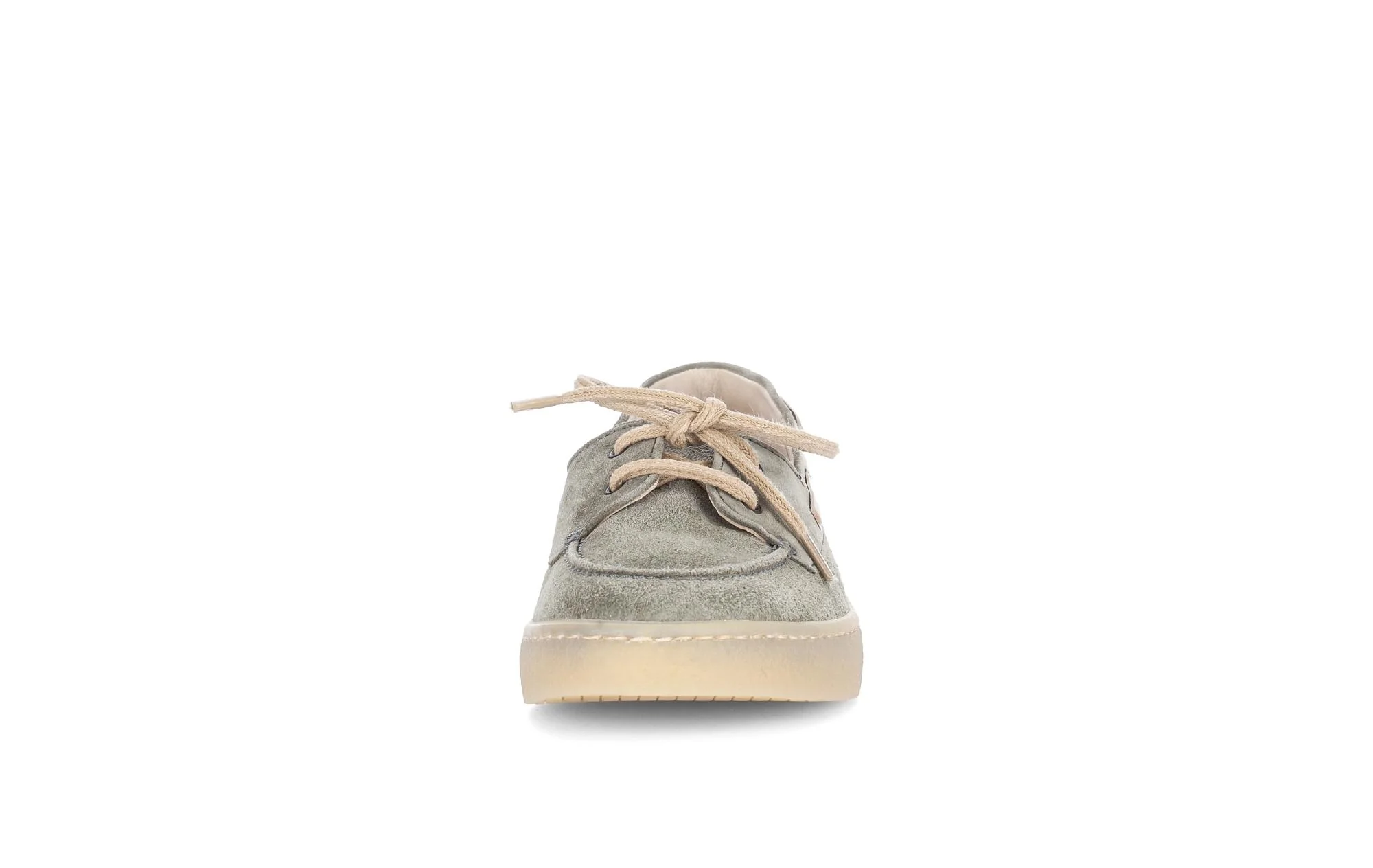 Baskets grises en cuir - Image 5