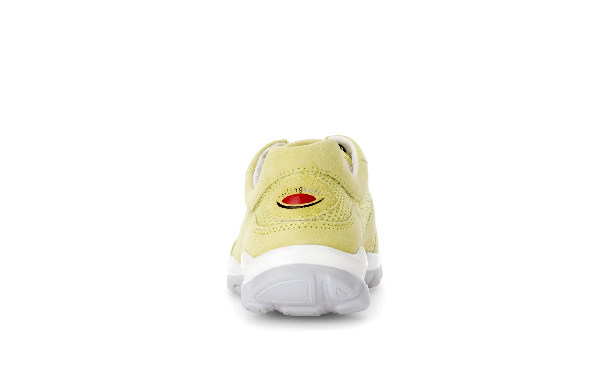 Baskets jaunes en combinaison Nubuck et textile - Image 4