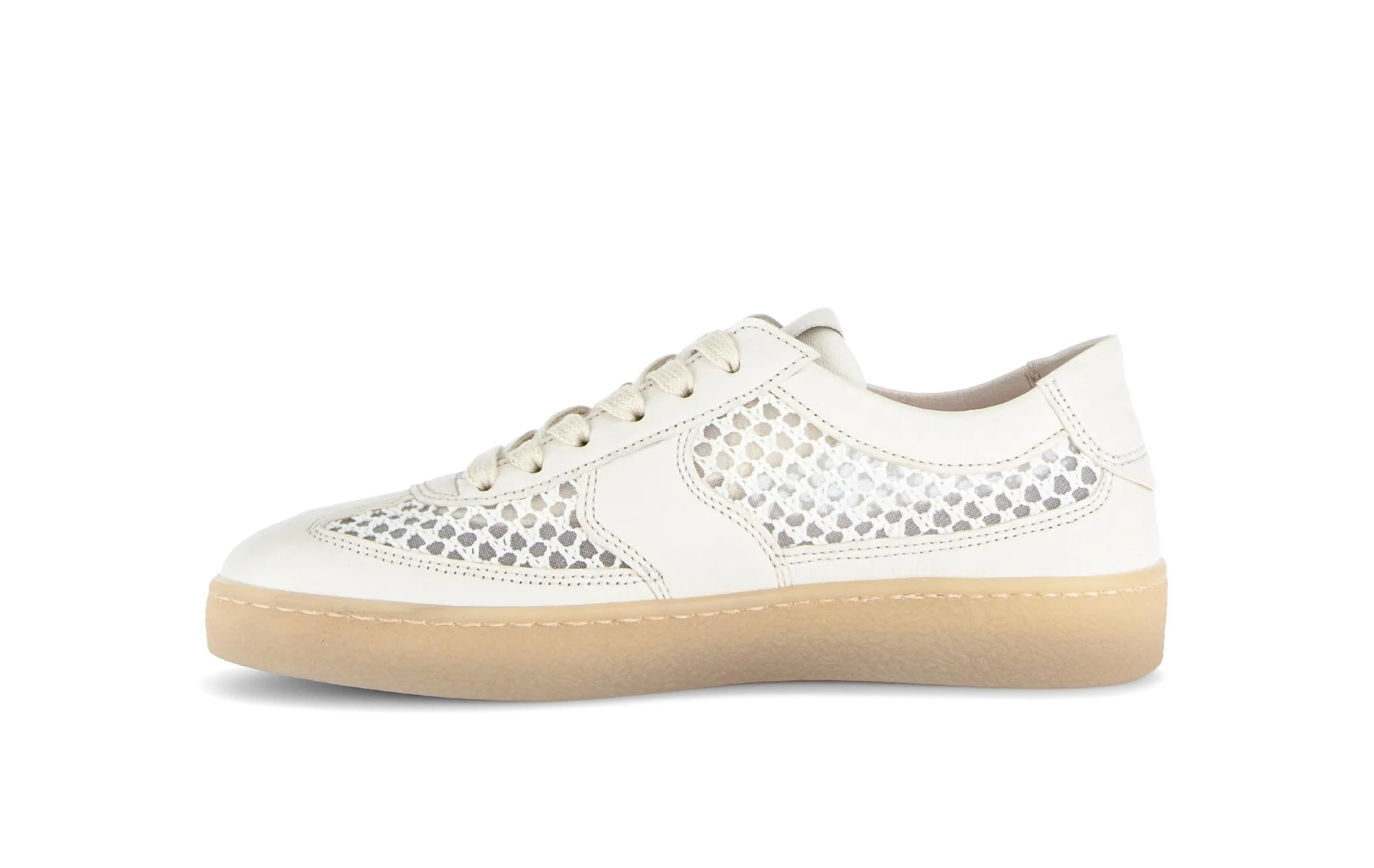 Baskets jaunes en cuir - Image 2