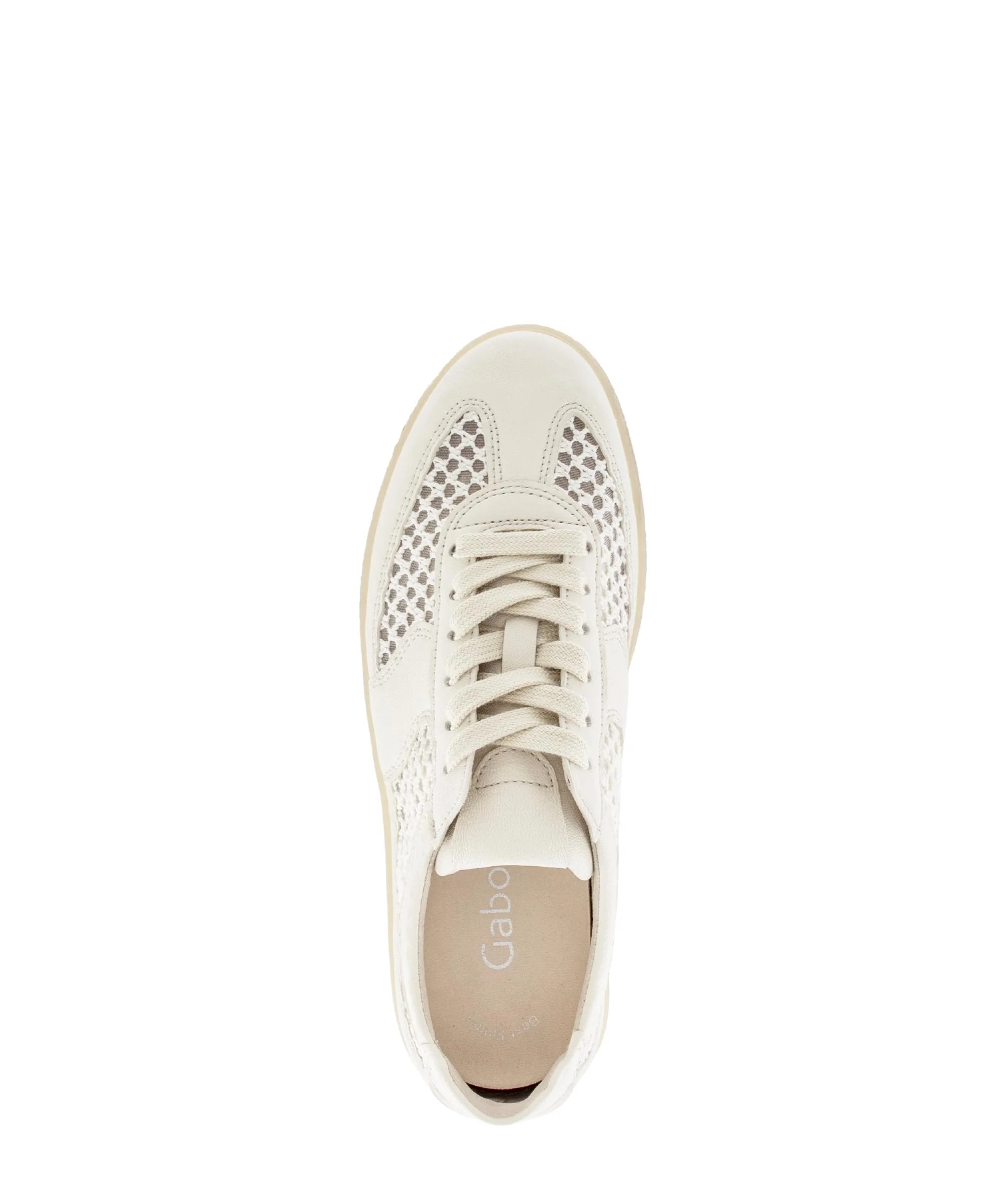 Baskets jaunes en cuir - Image 3
