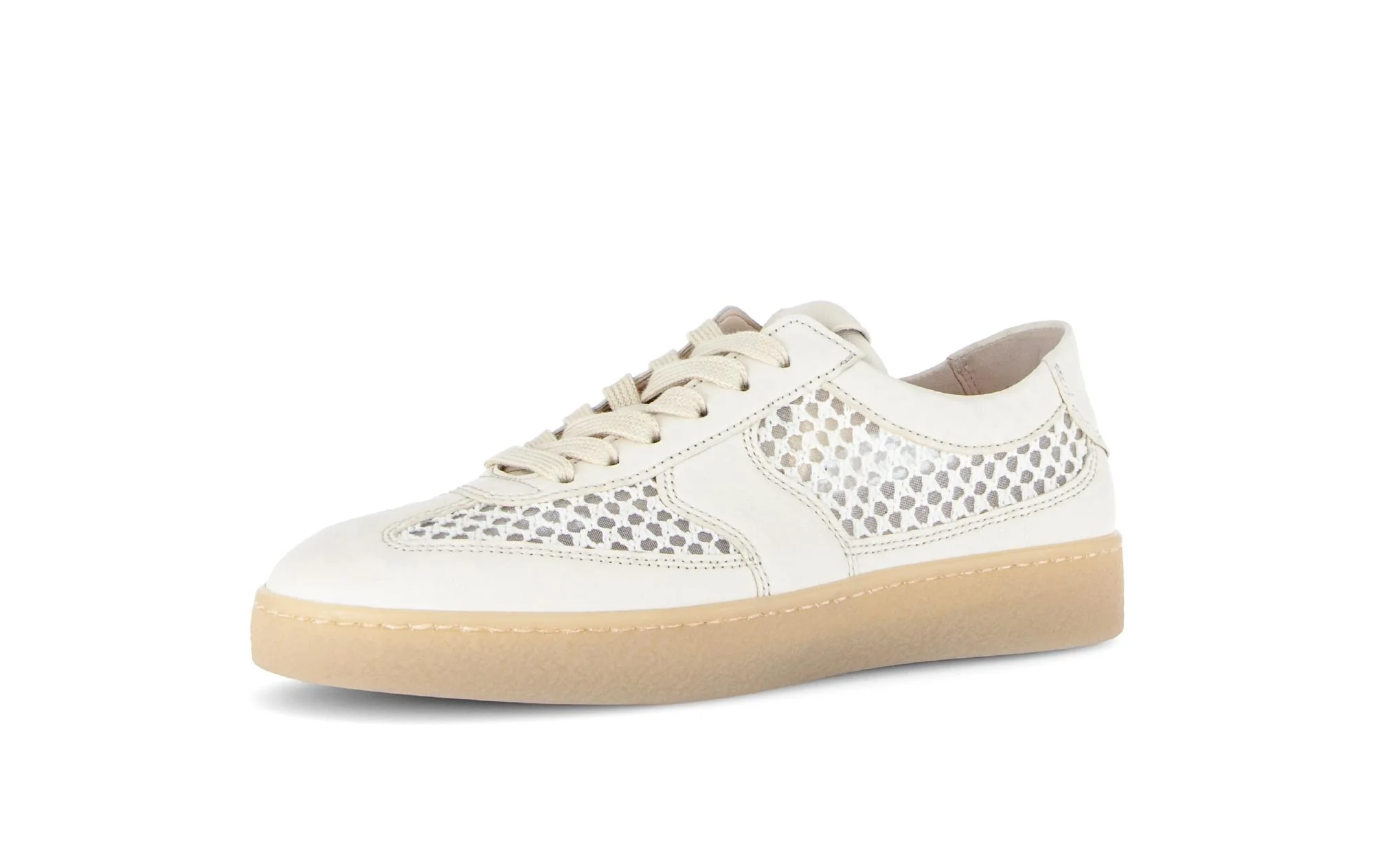 Baskets jaunes en cuir - Image 6