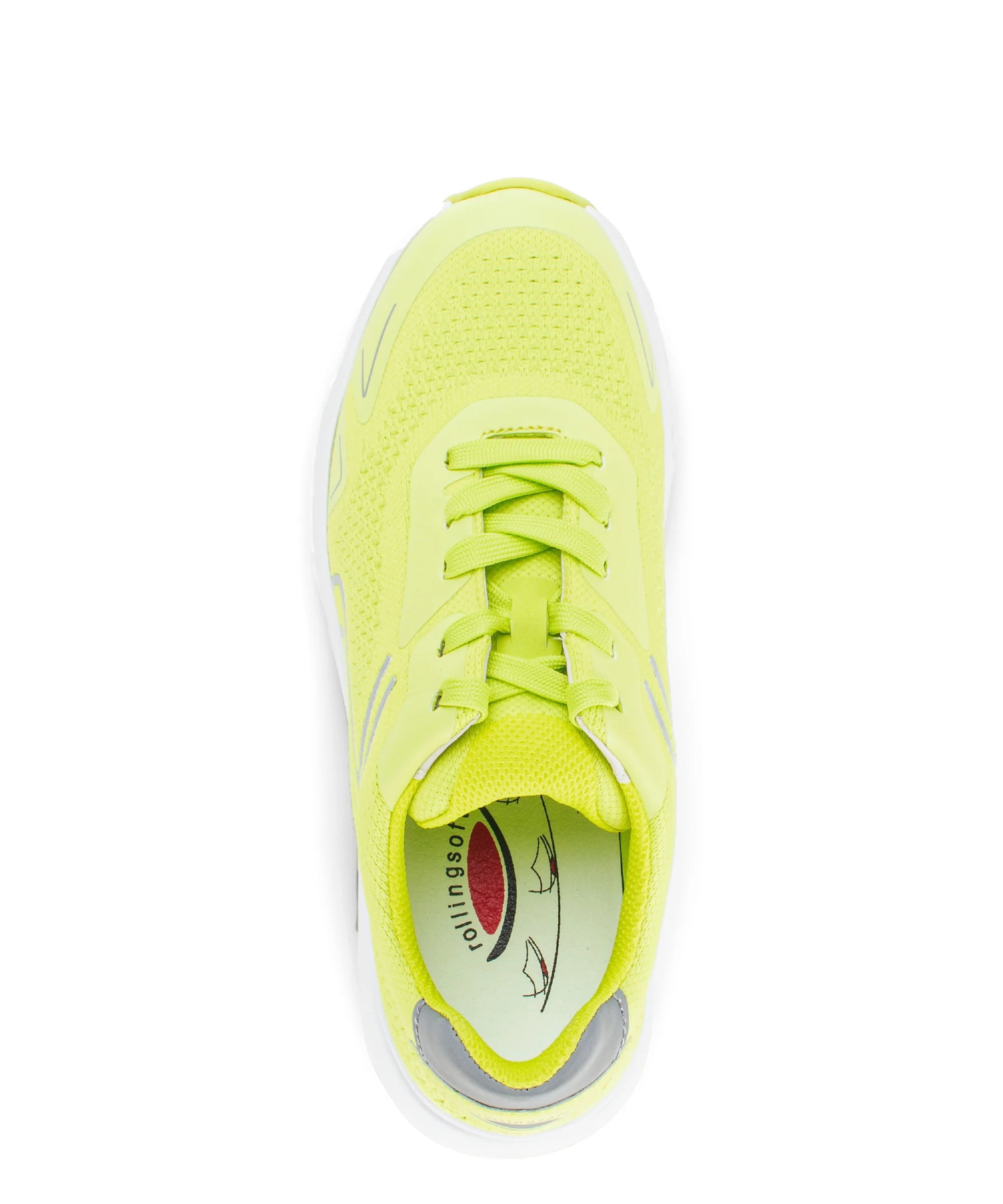 Baskets jaunes en cuir - Image 3