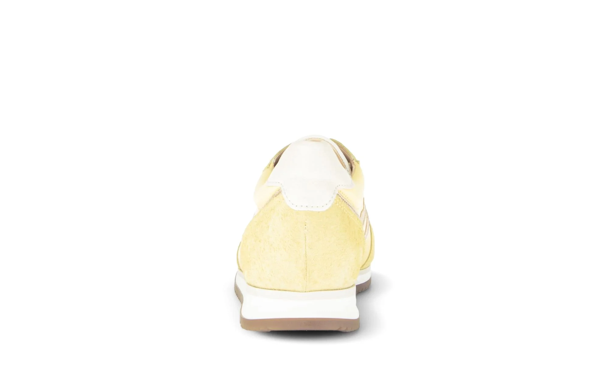 Baskets jaunes en cuir et nubuck - Image 4