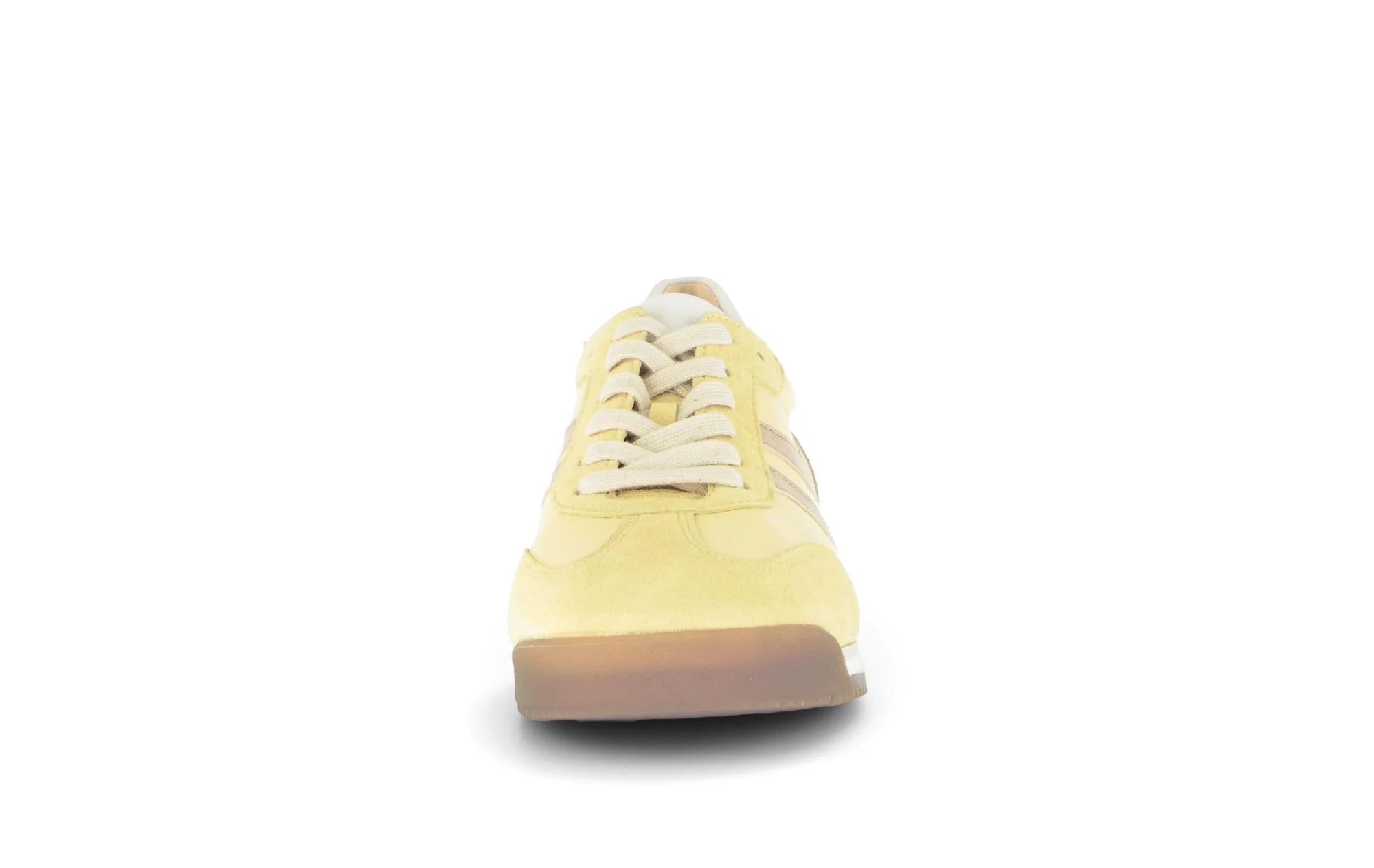 Baskets jaunes en cuir et nubuck - Image 5