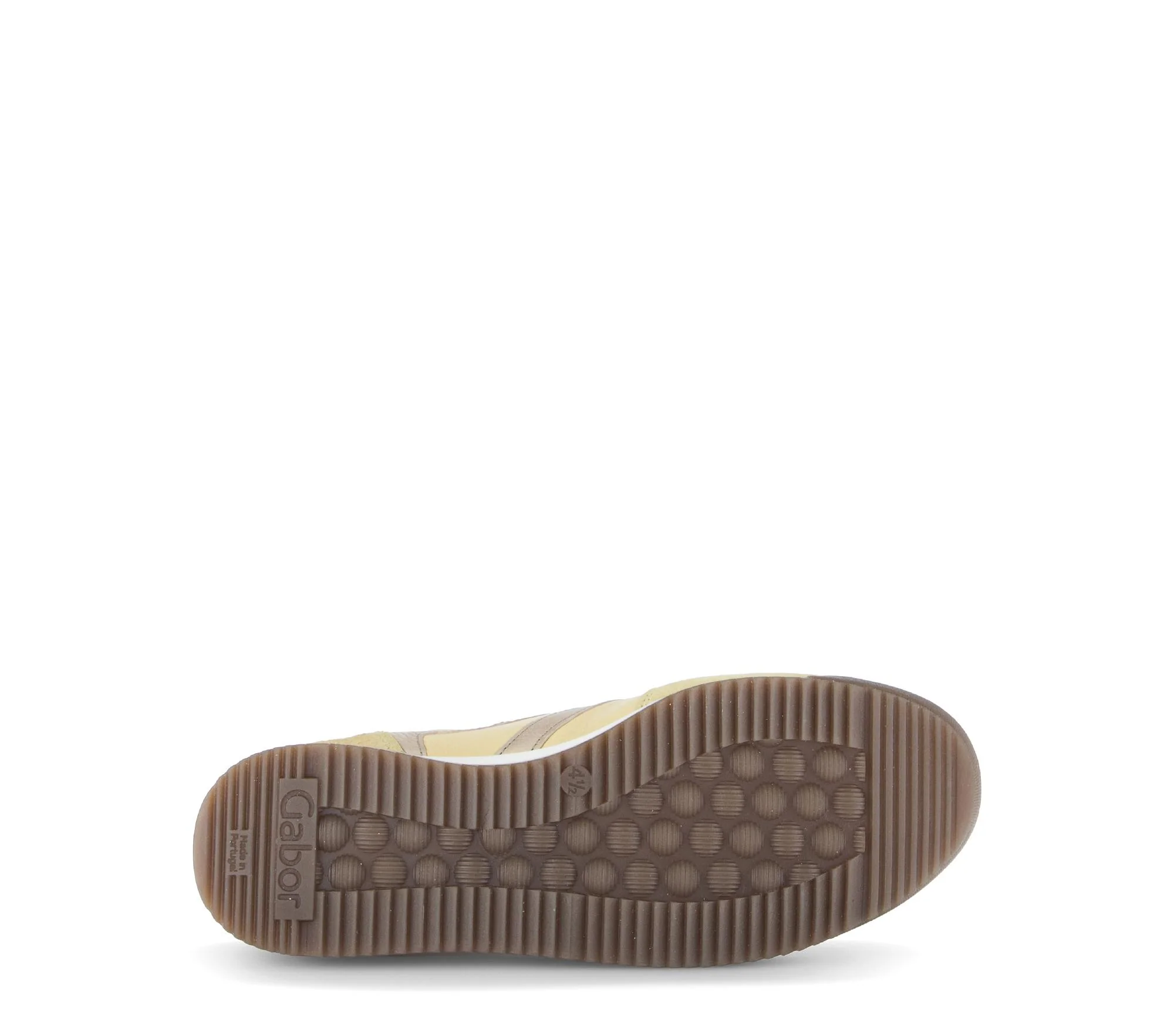 Baskets jaunes en cuir et nubuck - Image 7