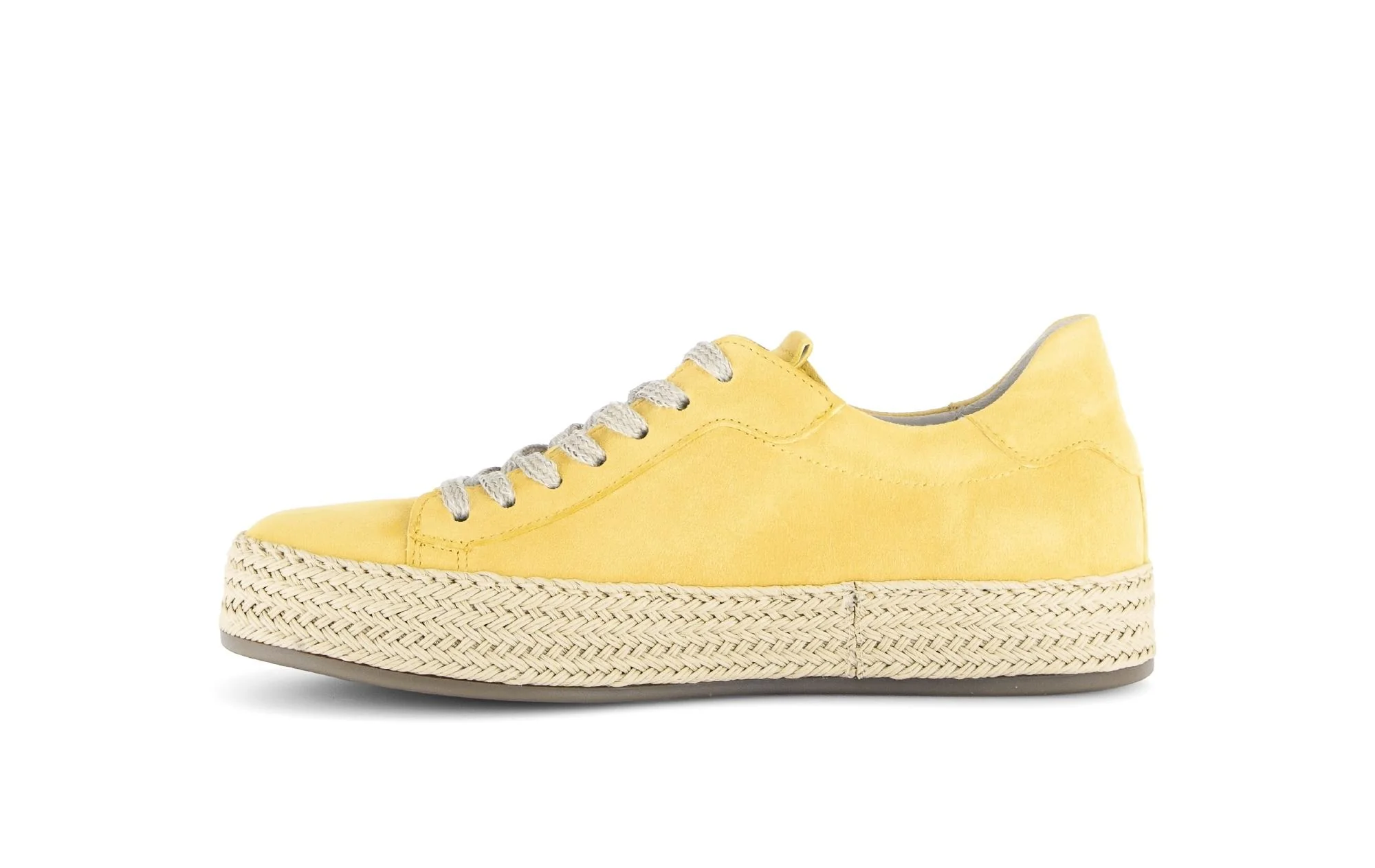 Baskets jaunes en cuir - Image 2