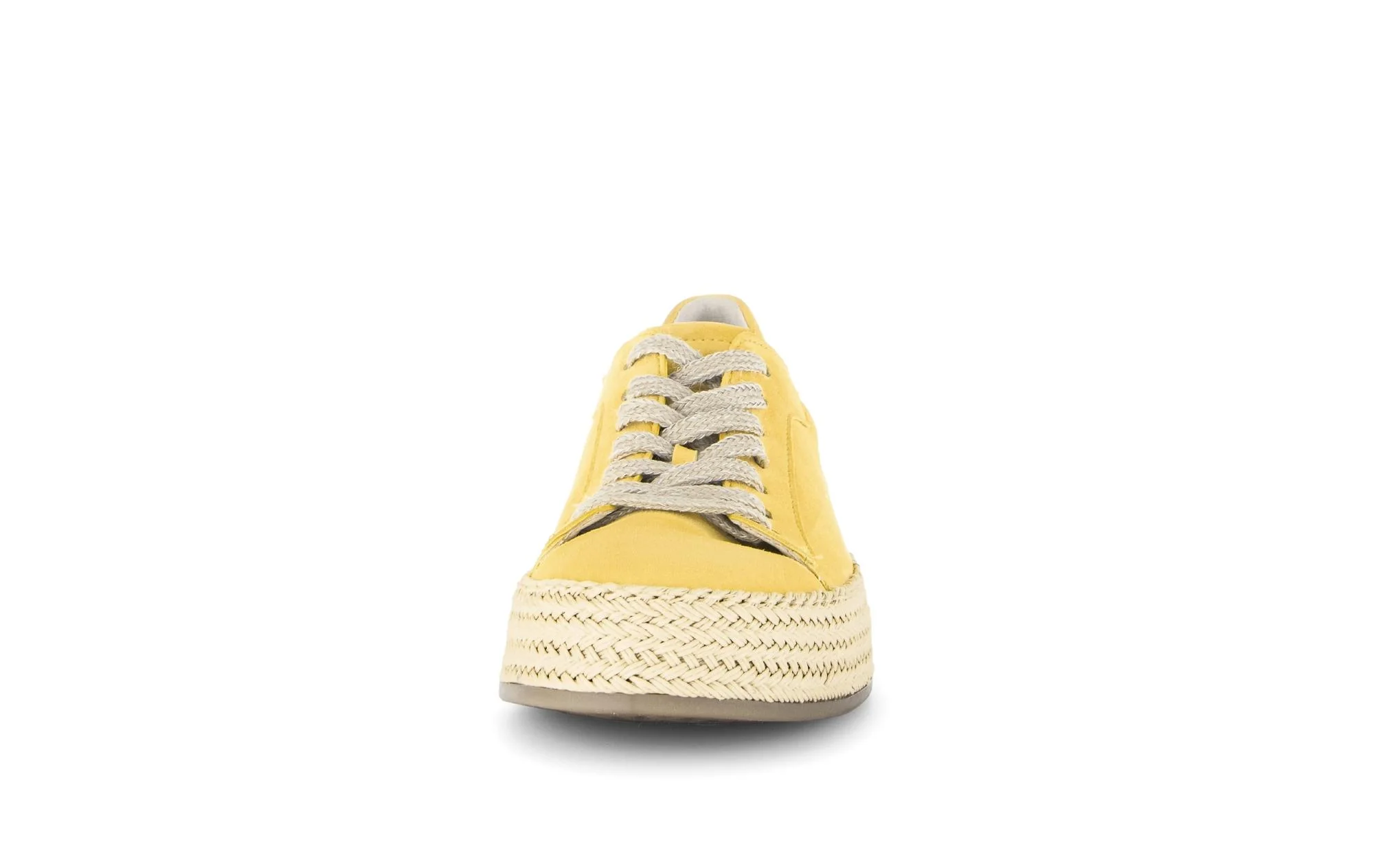 Baskets jaunes en cuir - Image 5