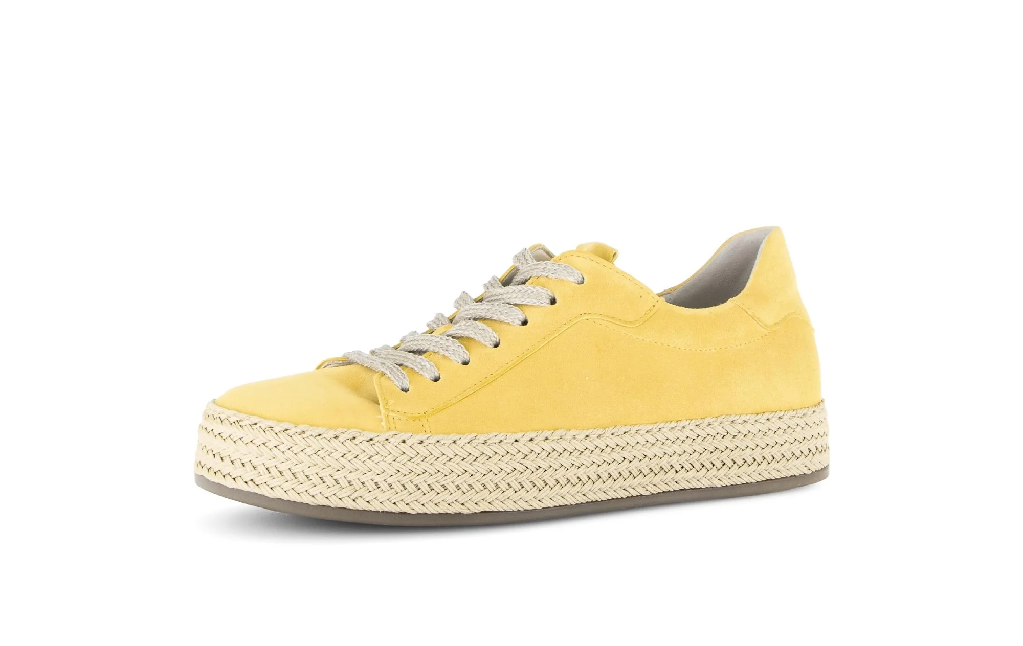 Baskets jaunes en cuir - Image 6