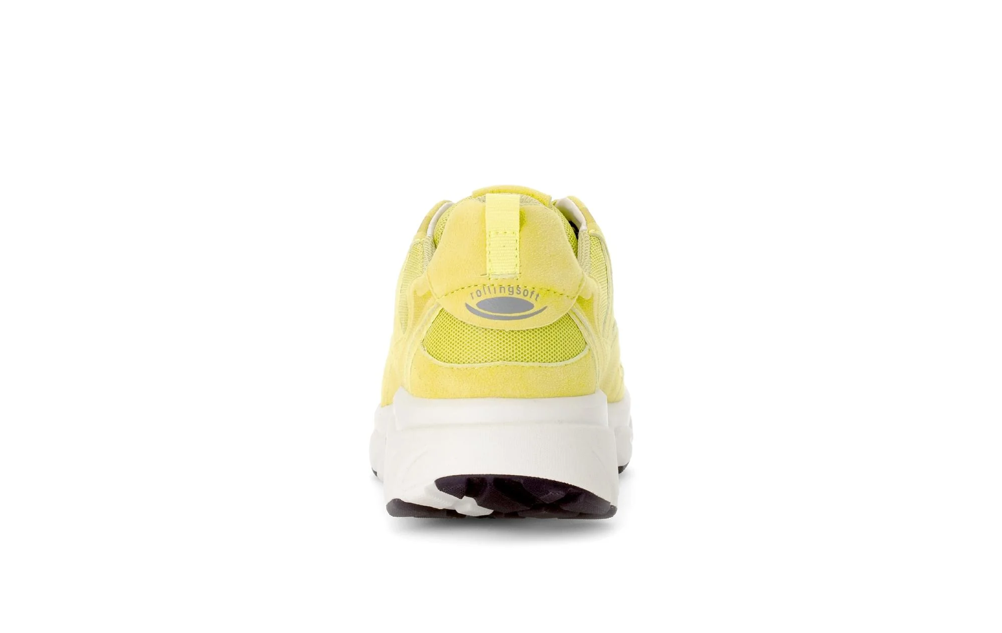 Baskets Rolling Soft jaunes en nubuck et textile - Image 4
