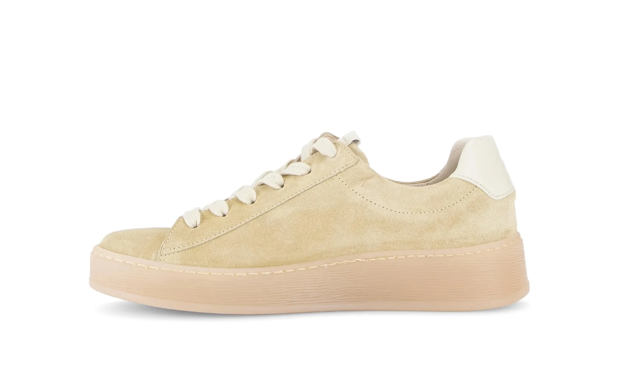 Baskets jaunes en cuir - Image 2
