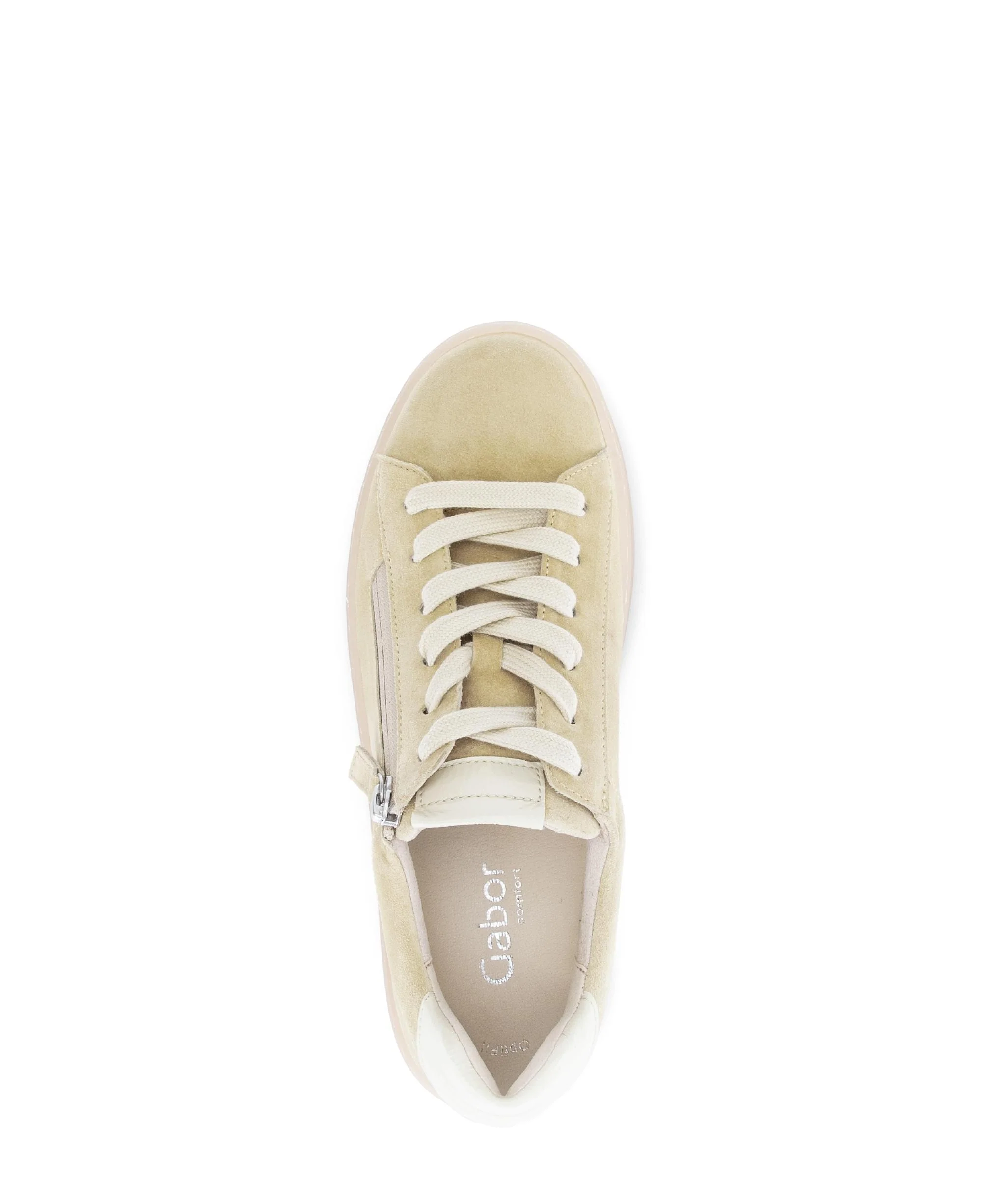 Baskets jaunes en cuir - Image 3