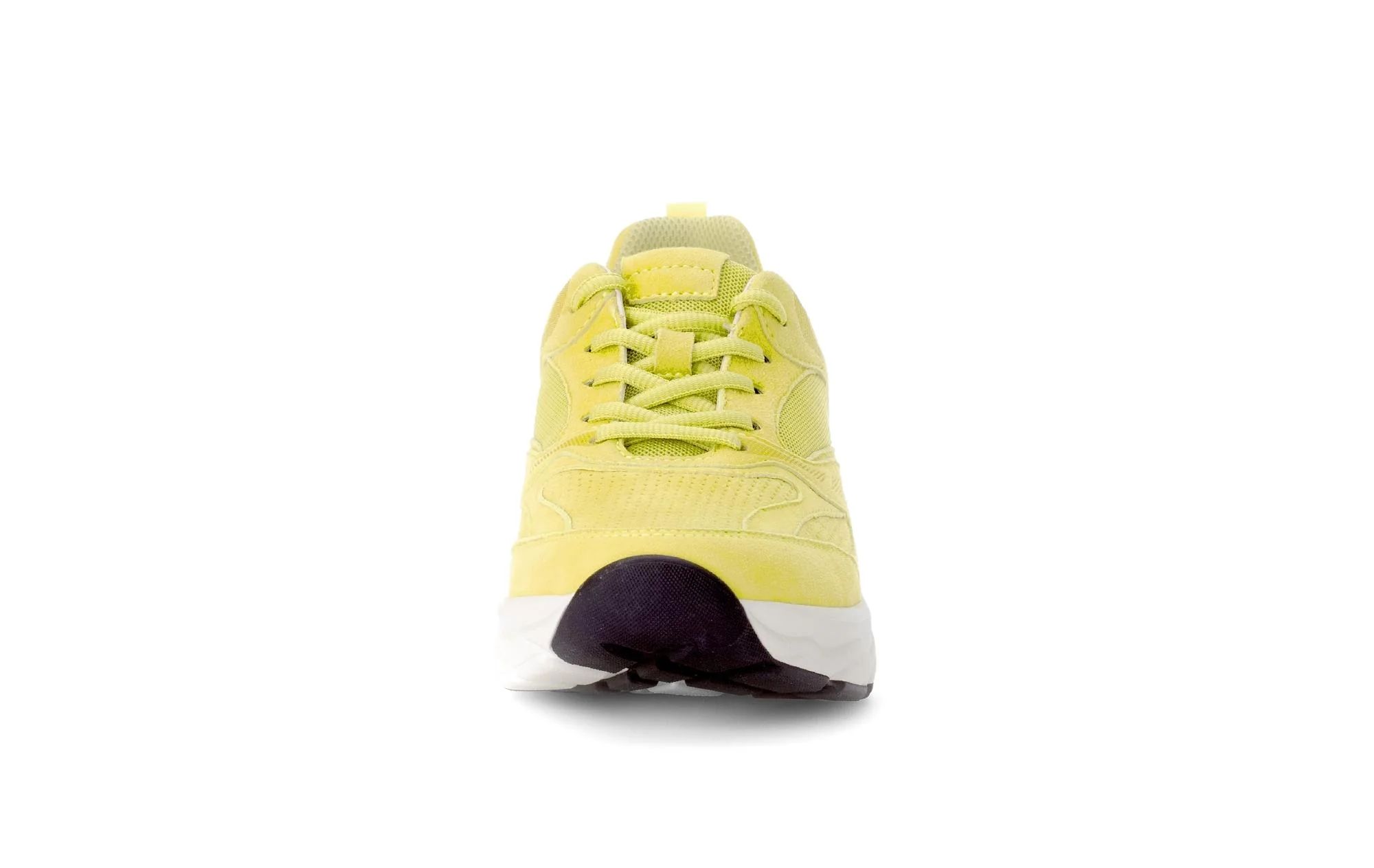 Baskets Rolling Soft jaunes en nubuck et textile - Image 5