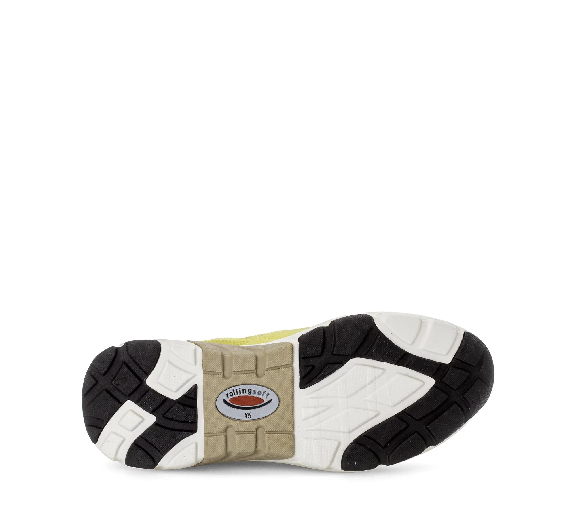 Baskets Rolling Soft jaunes en nubuck et textile - Image 7