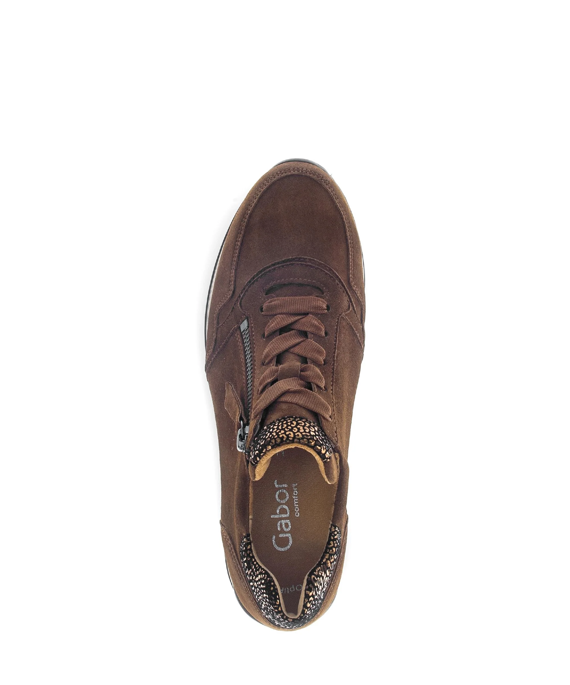 Baskets marron en cuir - Image 3