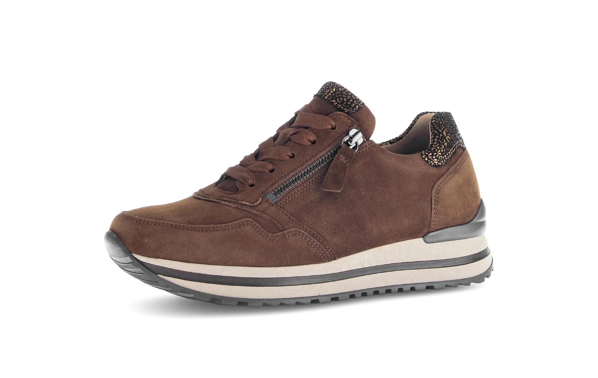 Baskets marron en cuir - Image 6