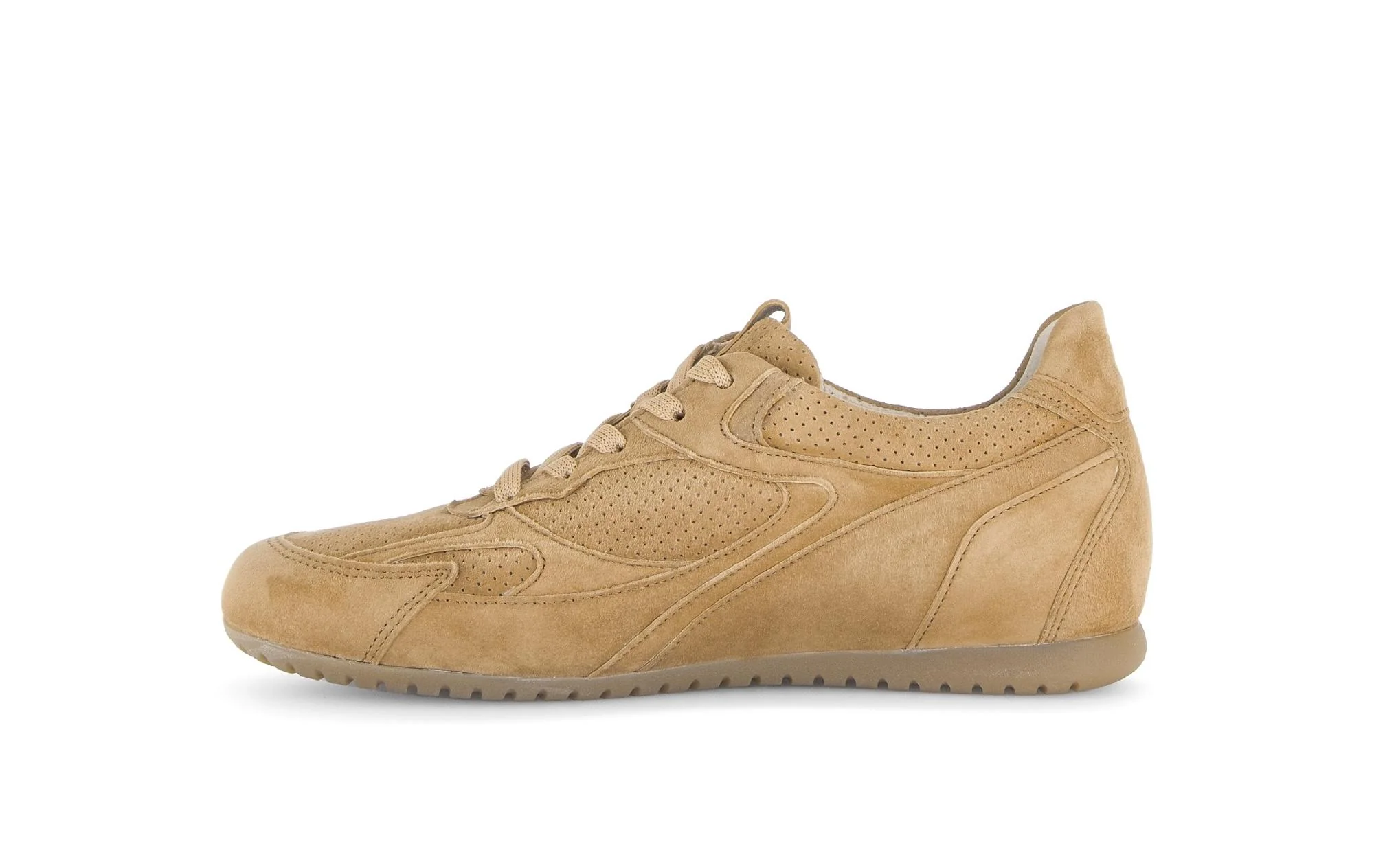 Baskets beige en cuir - Image 2